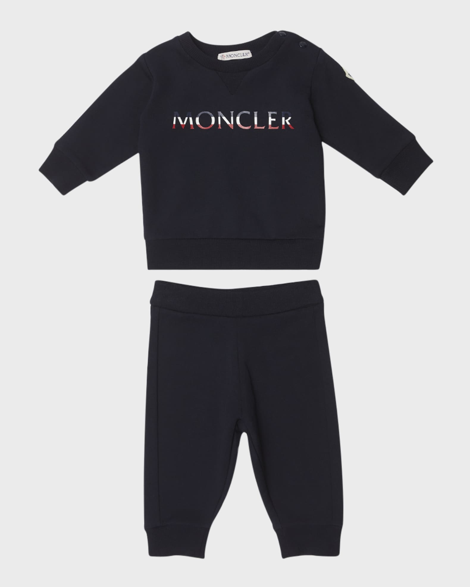 Boy s Tricolor Logo Print Two Piece Set Size 6M 3
