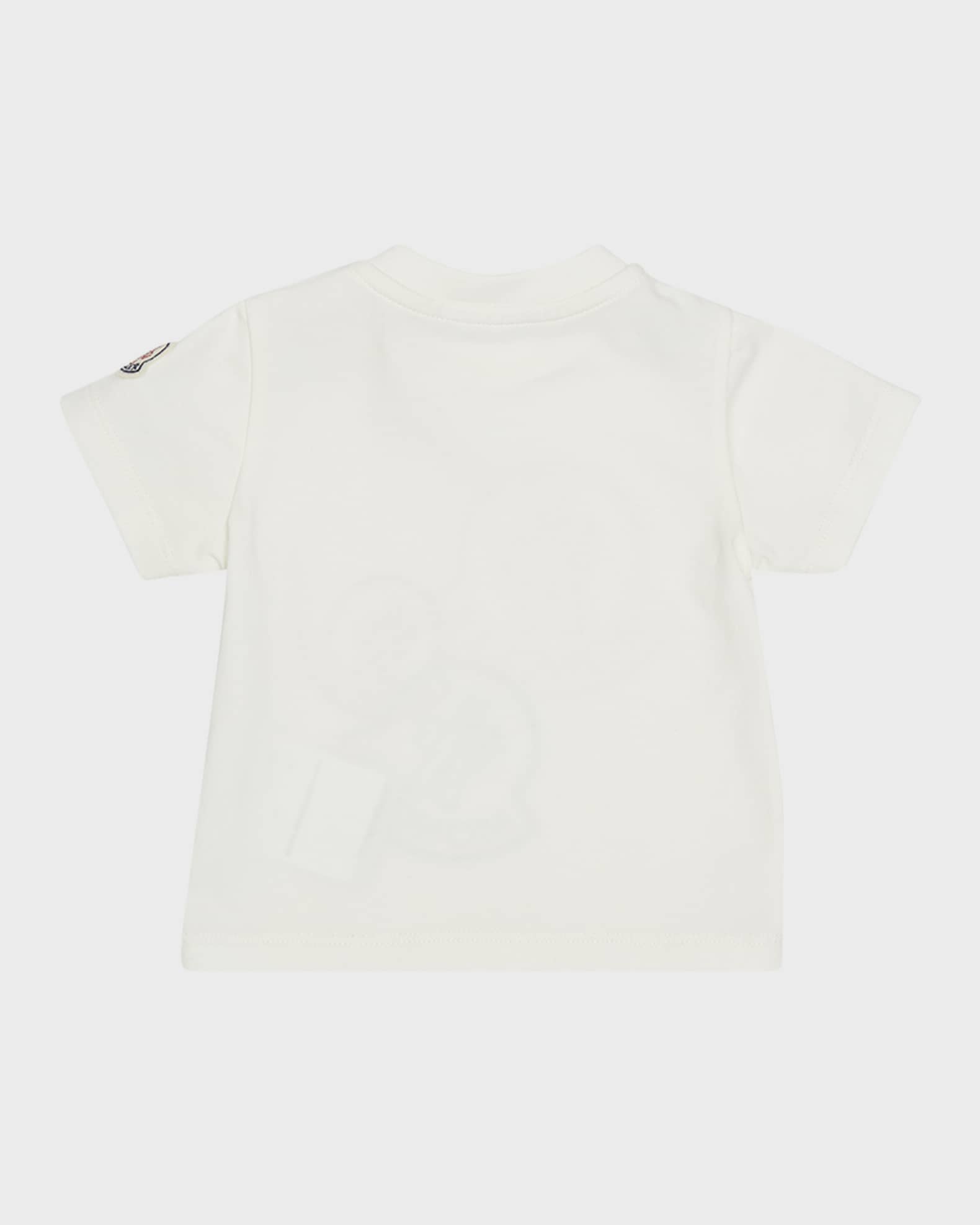 Girl's Tricolor Bell Logo-Print T-Shirt, Size 6M-3 1