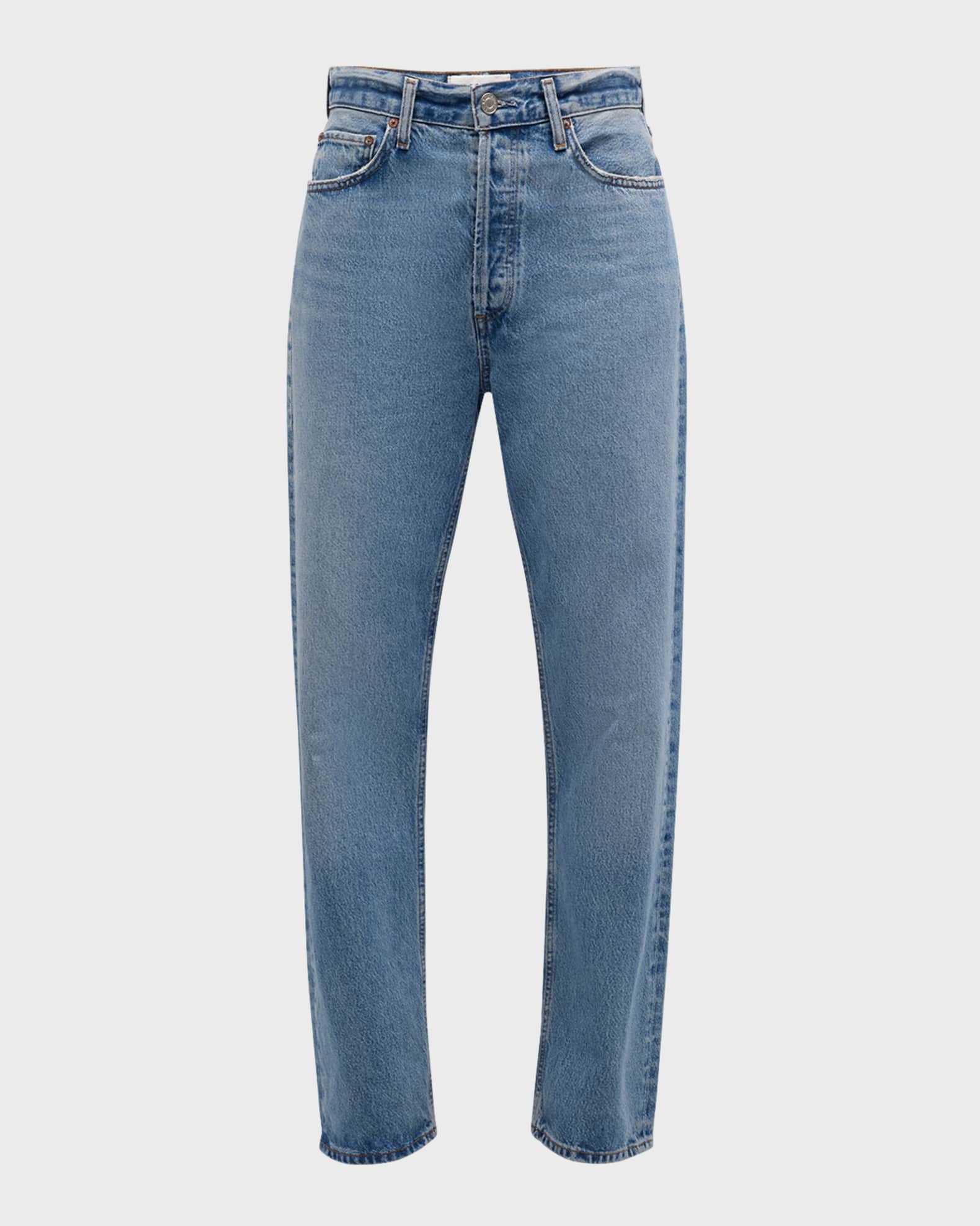 90s Pinch Waist High-Rise Straight Jeans 0