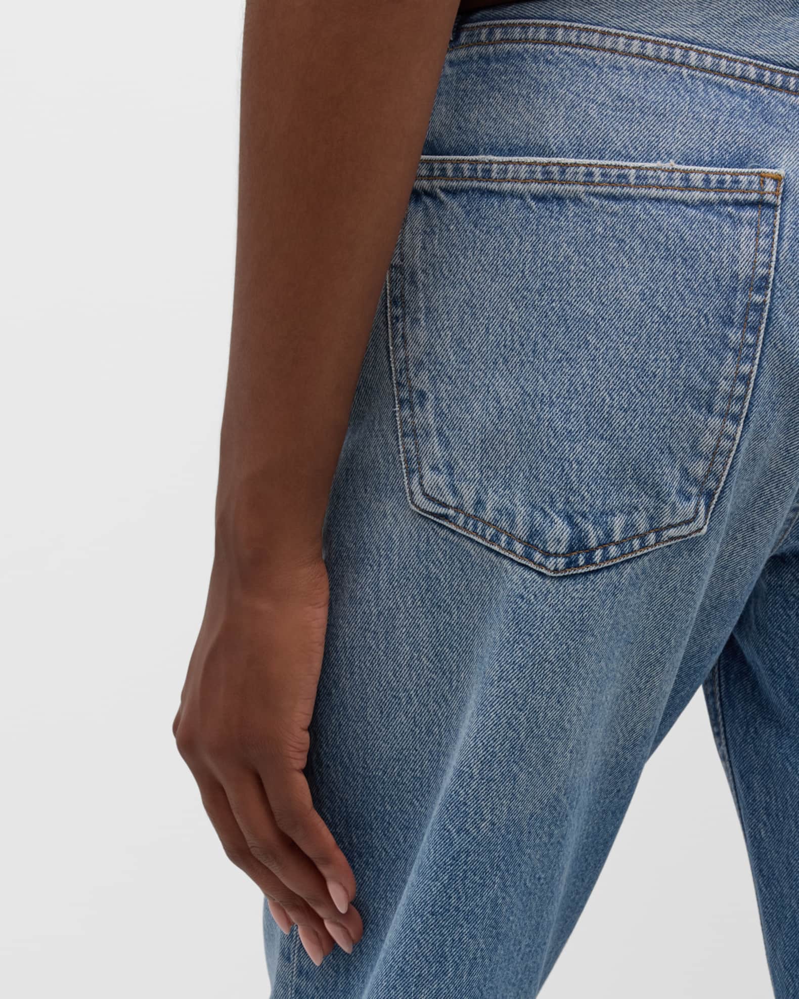 Agolde 90's Pinch Waist High Rise Straight Jeans in Essence