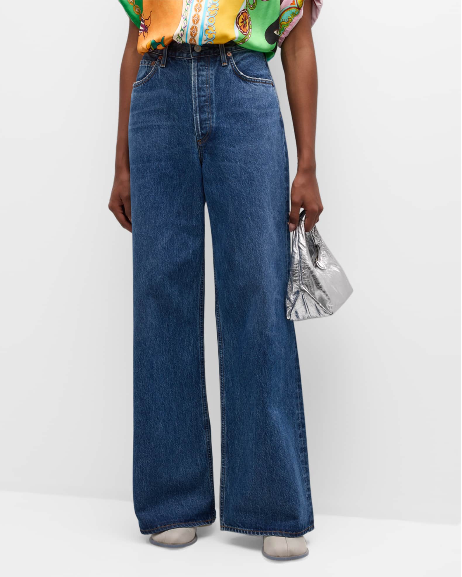 Dame Wide-Leg Jeans 1