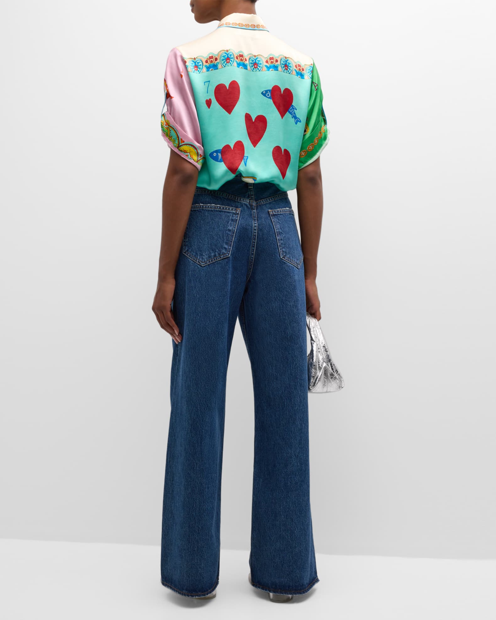【送料&関税込】AGOLDE Dame Wide-leg Jeans AGOLDE Dame Wide-Leg Jeans | Neiman Marcus