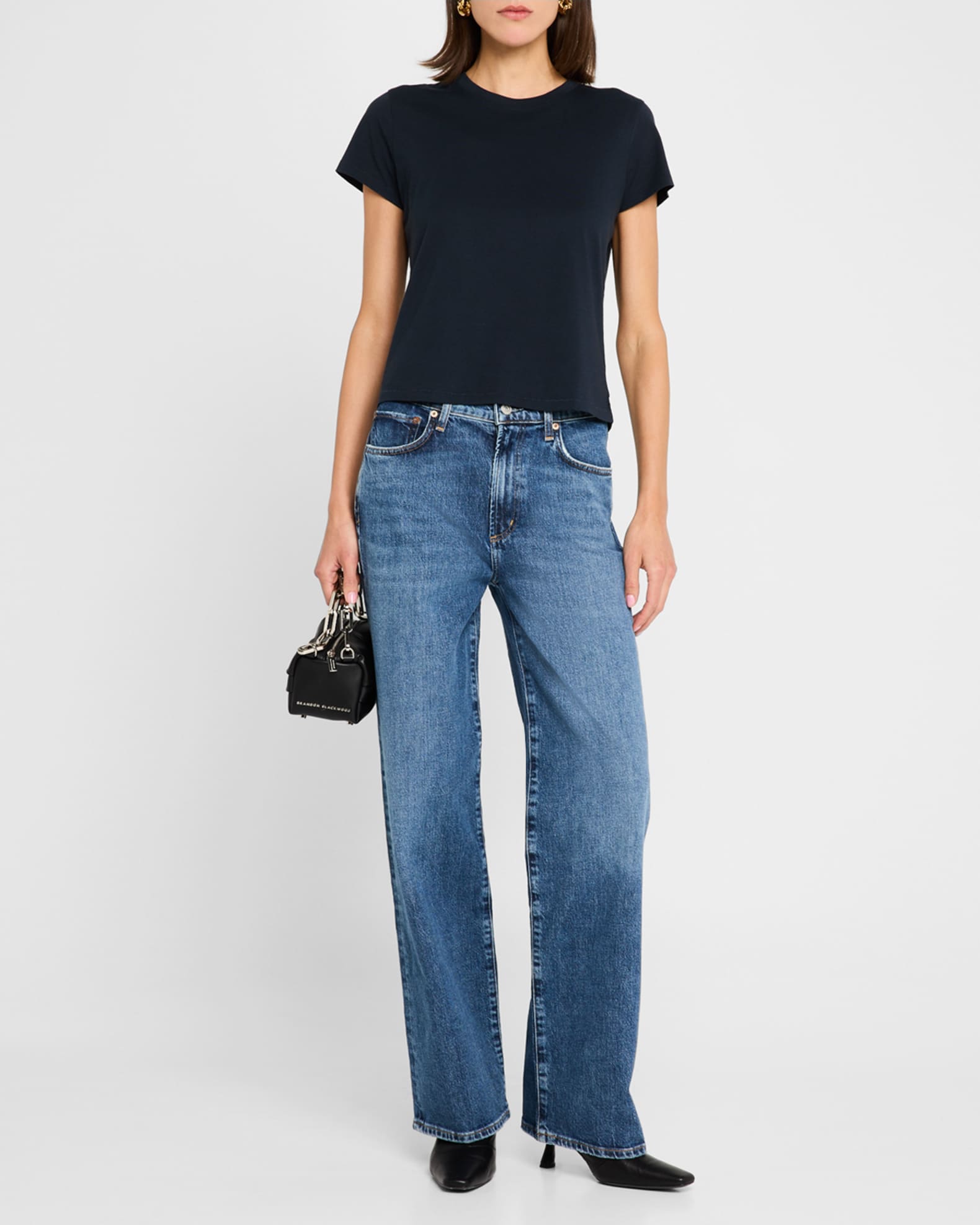 Harper Mid-Rise Relaxed Straight Jeans 1