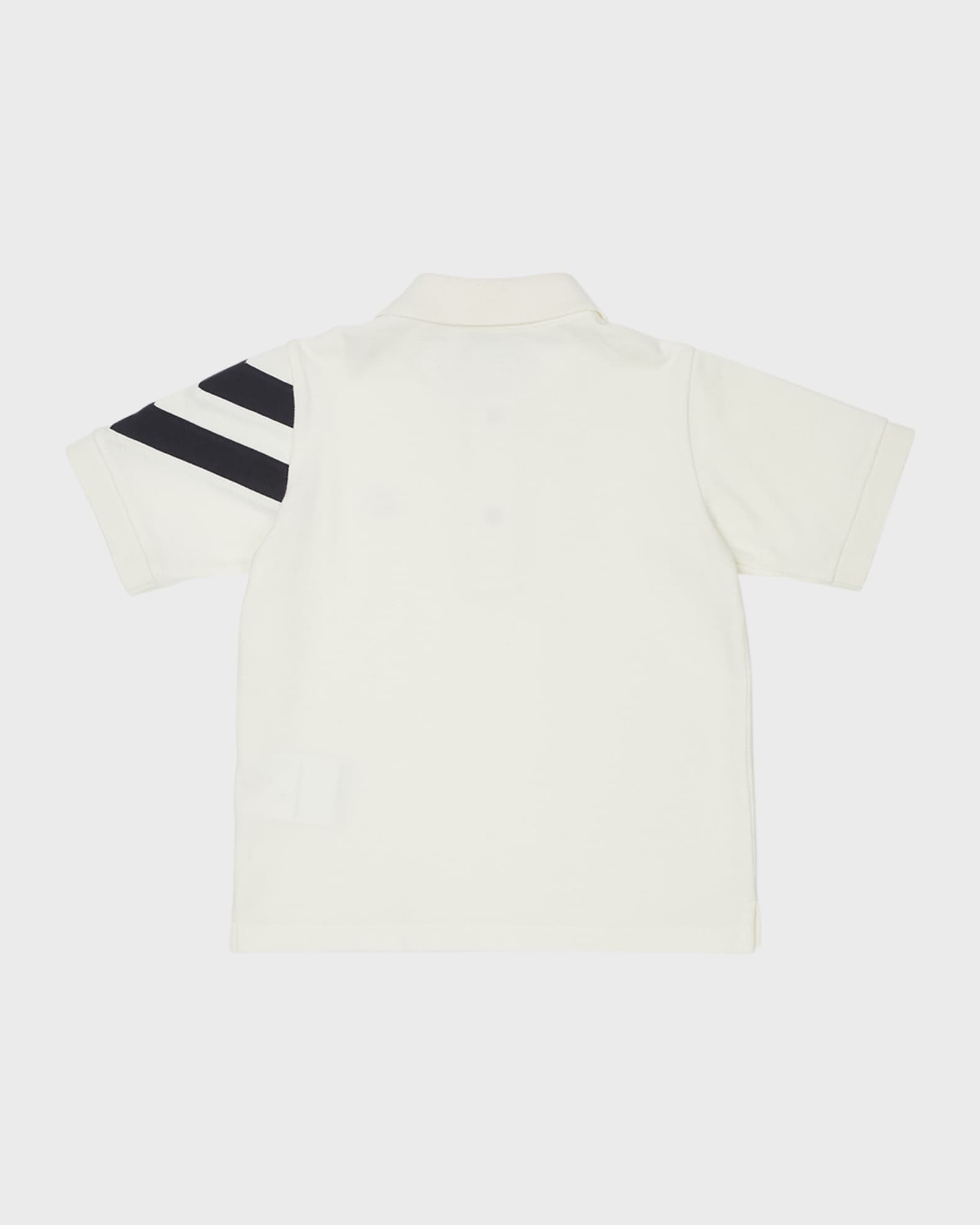 Moncler Boy's Polo Shirt W/ Chevron Detail, Size 46 Neiman Marcus