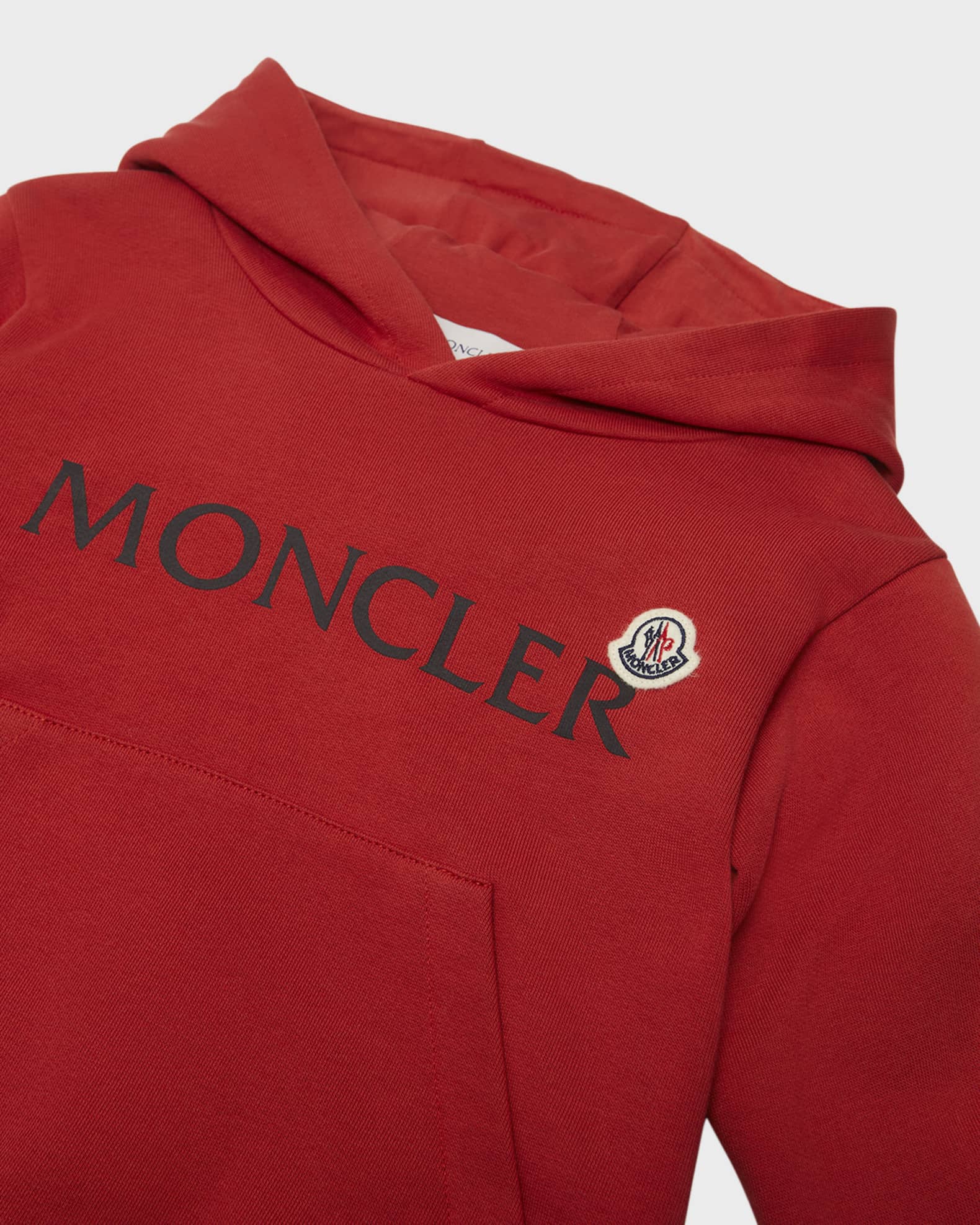 Moncler red hoodie hotsell