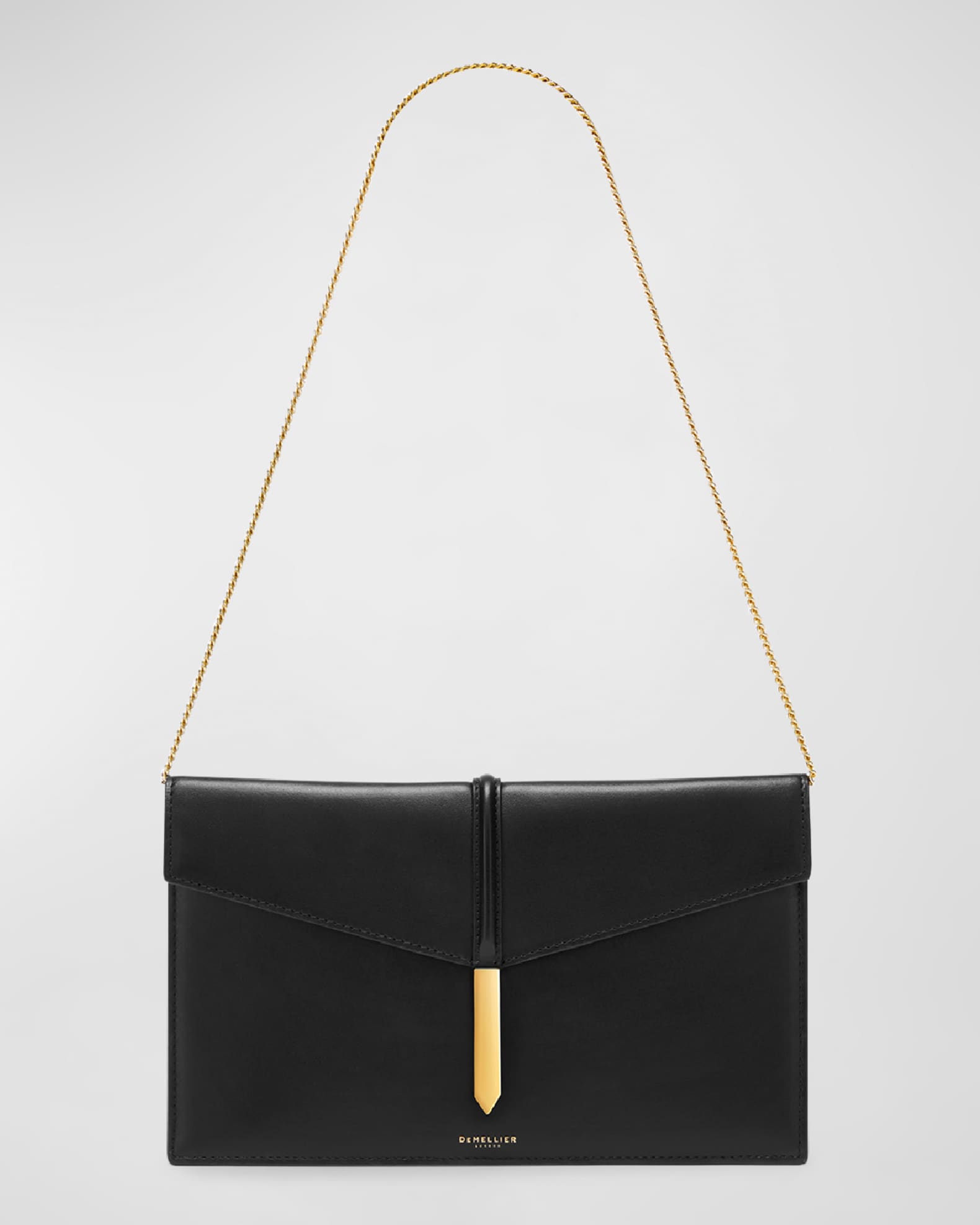 DeMellier The Tokyo Leather Clutch Bag | Neiman Marcus