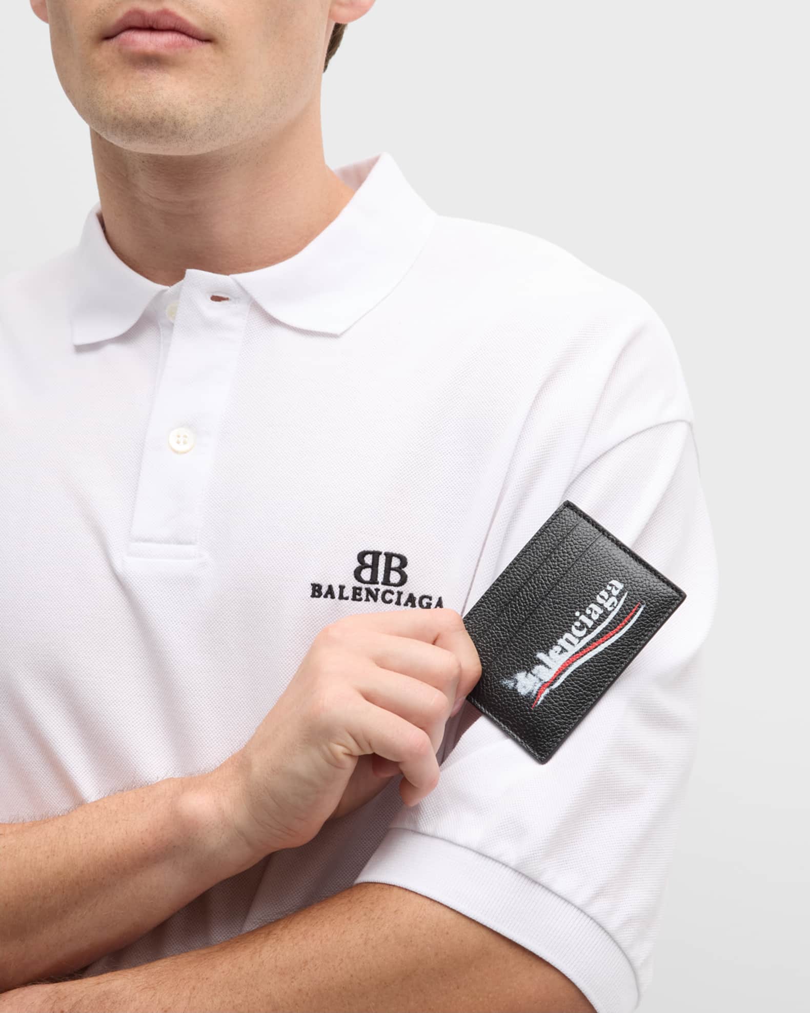 Men's Cash Leather Card Holder 1