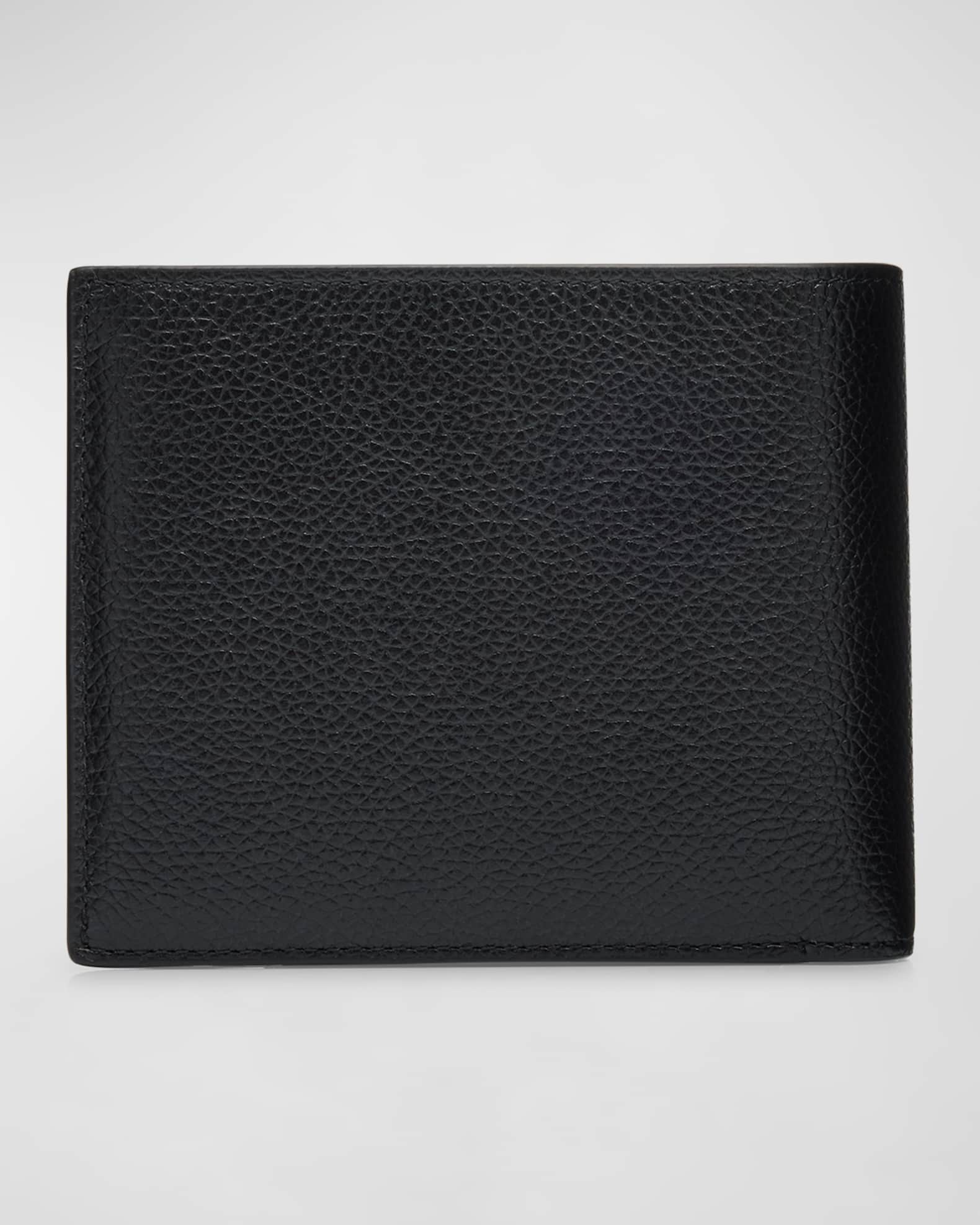Balenciaga Men's Cash Square Leather Bifold Wallet | Neiman Marcus