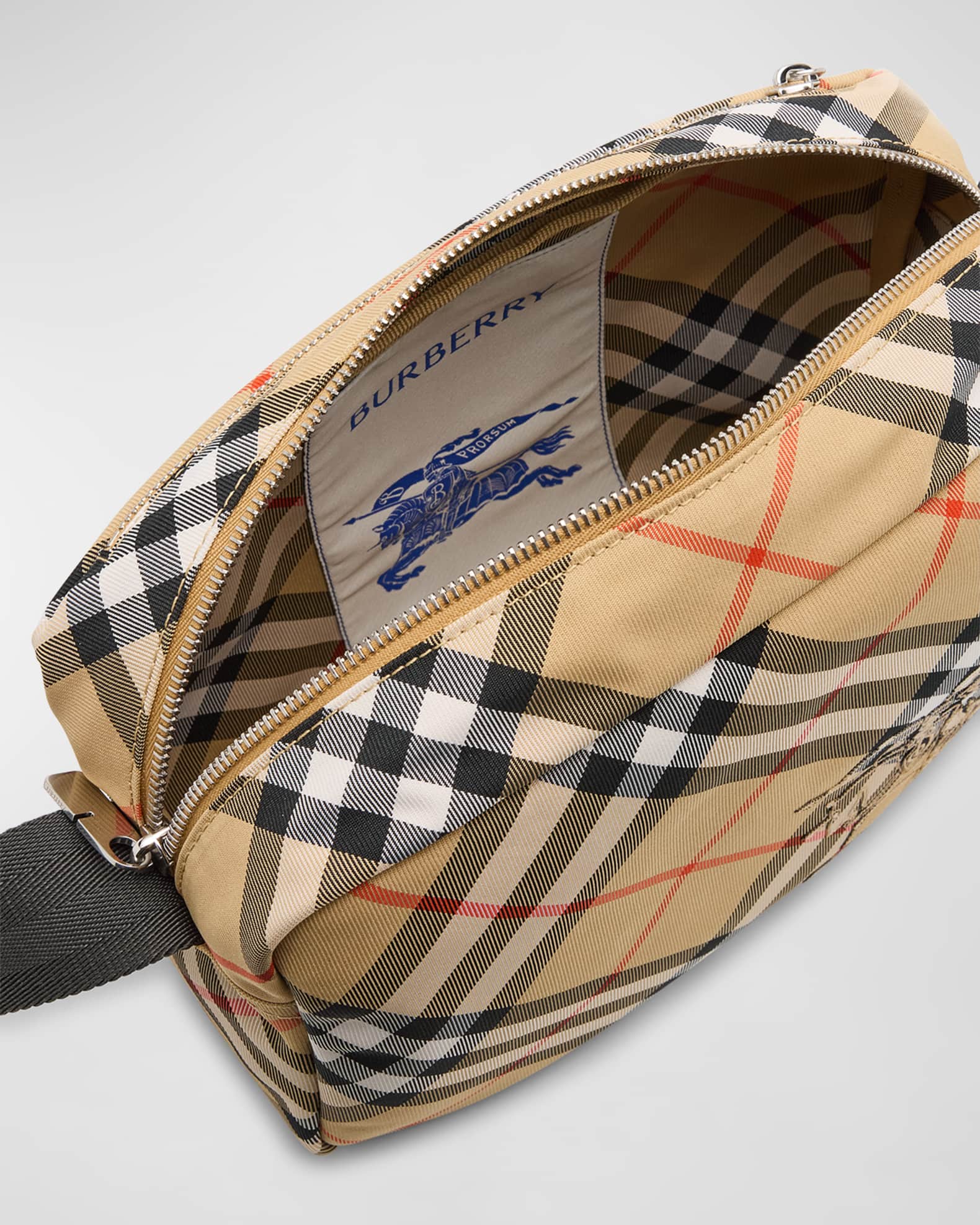 【BURBERRY】ESSENTIAL CROSSBODY◆8091320 BURBERRY: Bags men - Beige | Burberry shoulder bag 8091320