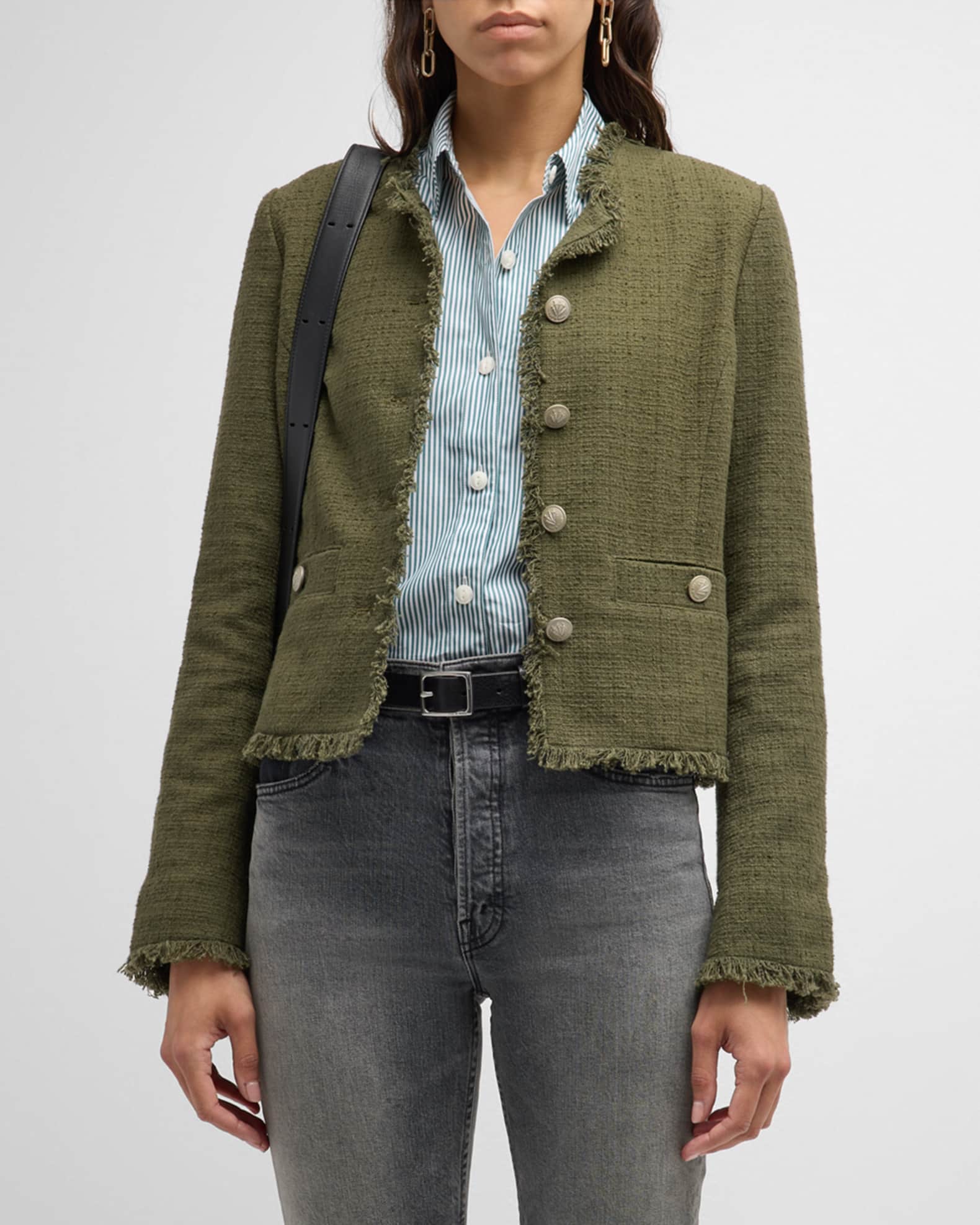 Carmine Tweed Jacket