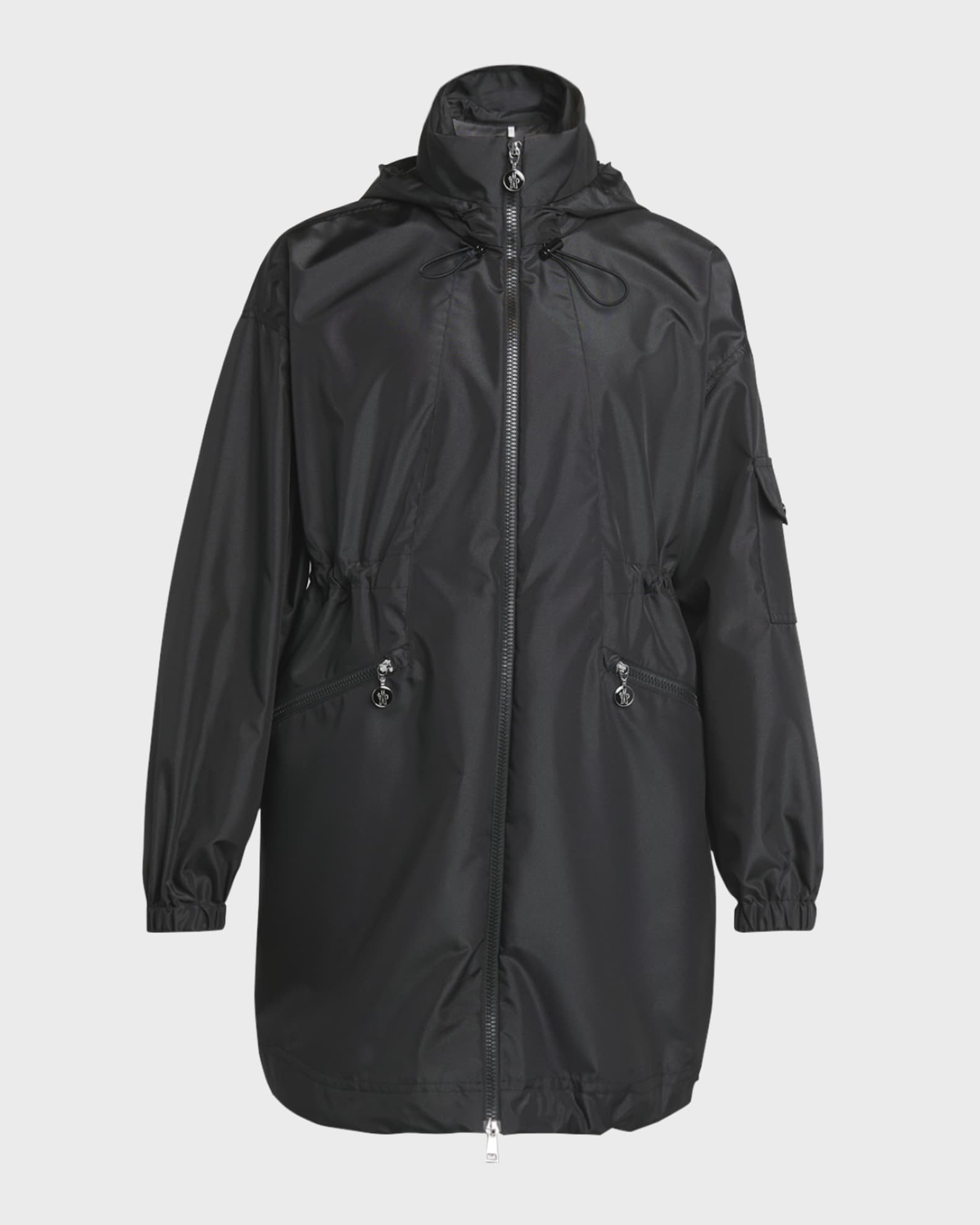 Moncler Adhemar Water-Repellent Long Parka Jacket