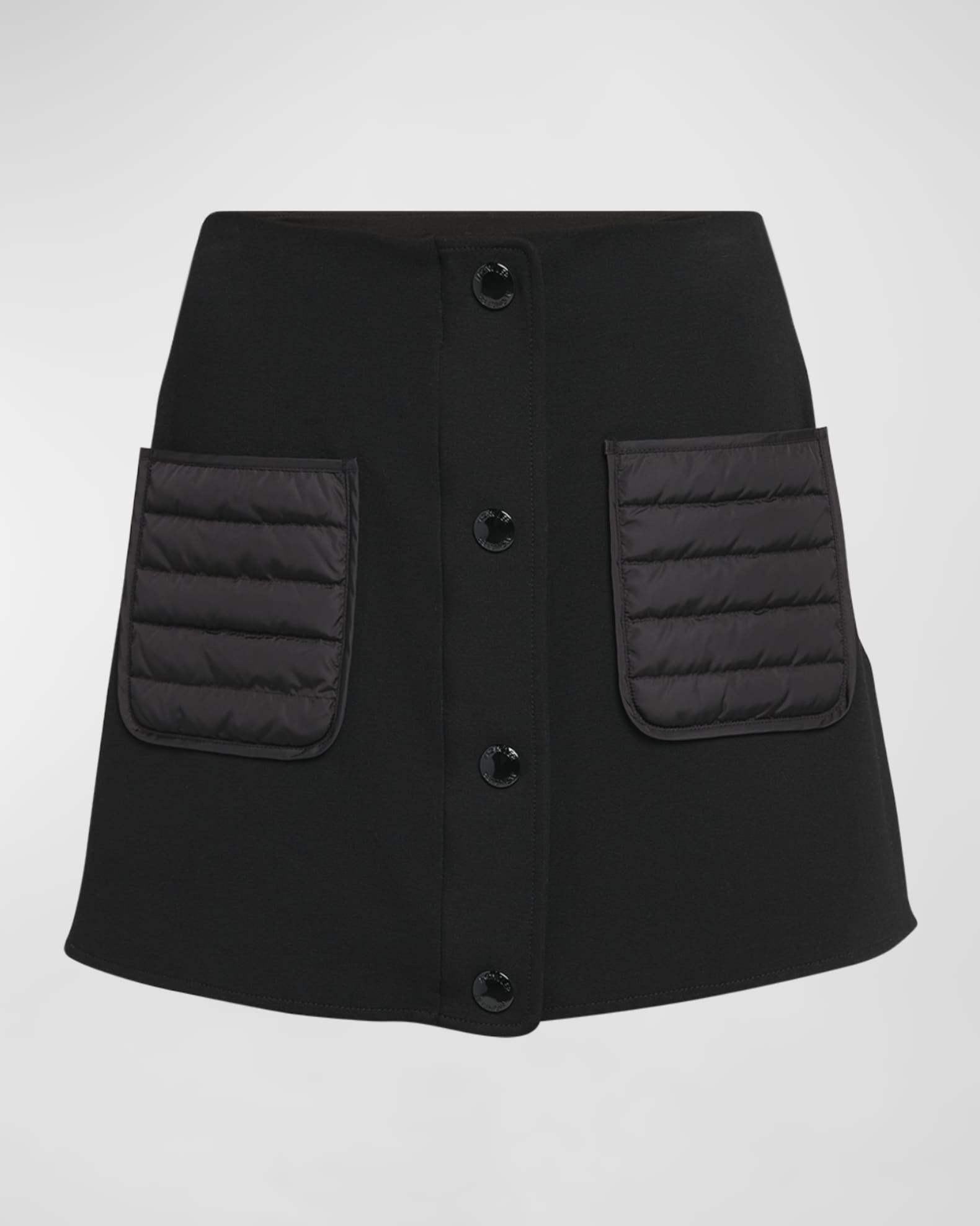 Moncler Punto Milano Quilted Pocket Mini Skirt