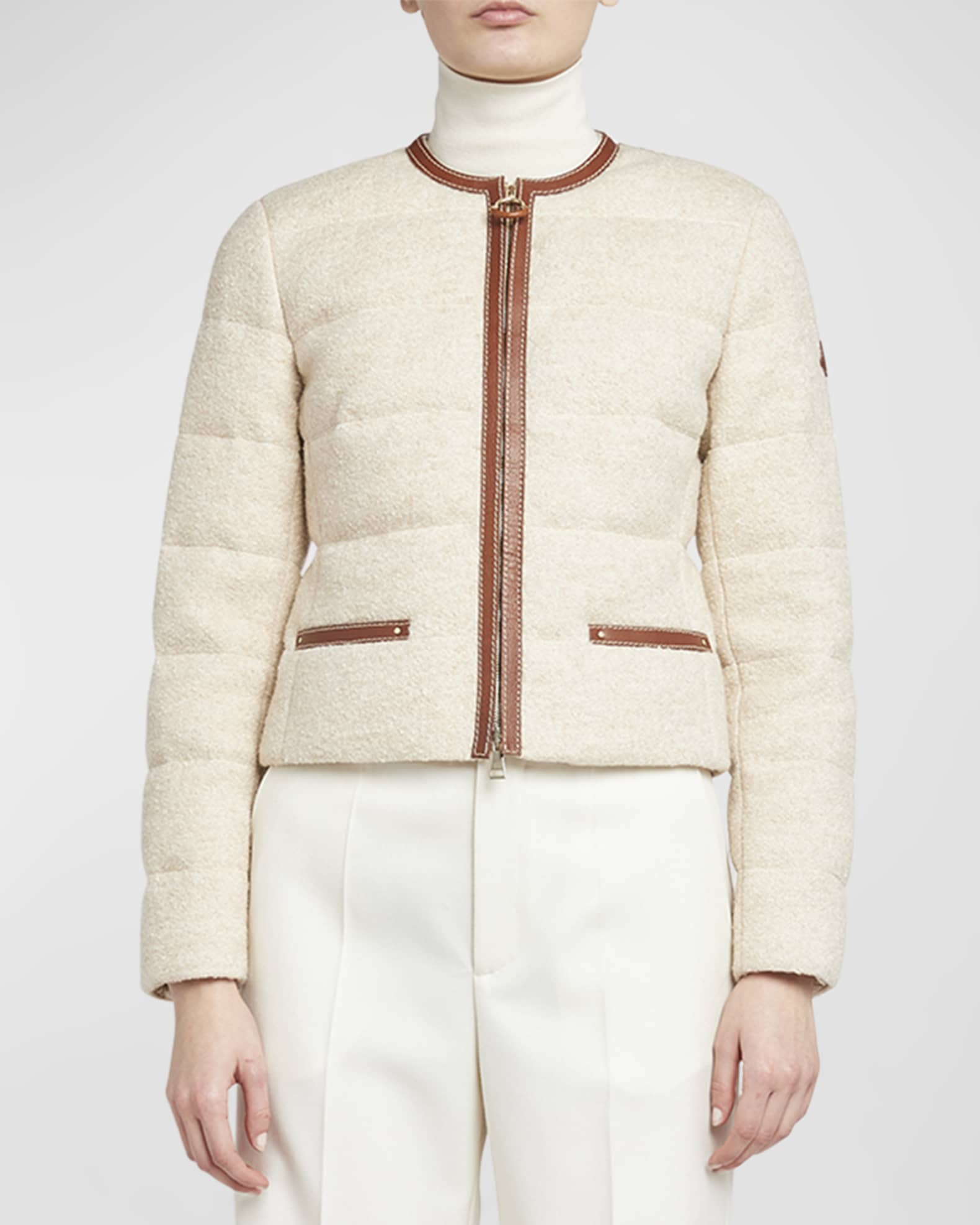 通販生活 ファッション Puffer Boucle Serinde Moncler Jacket Marcus Neiman | トップス