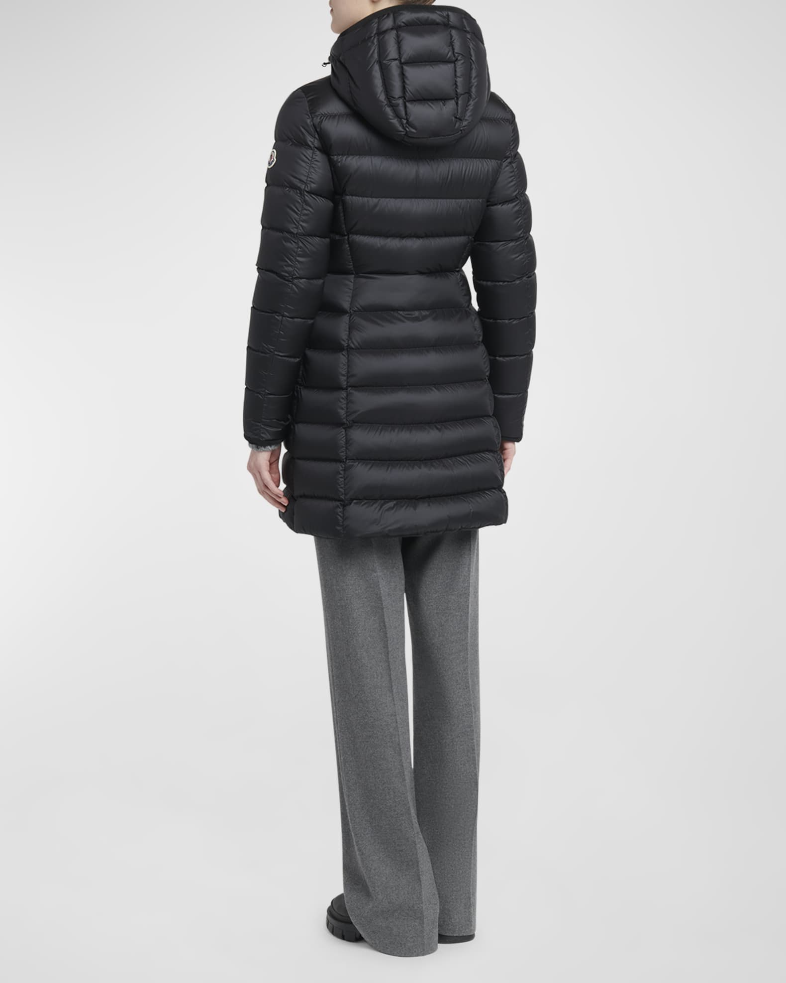 Moncler Hirma Lightweight Long Puffer Coat | Neiman Marcus
