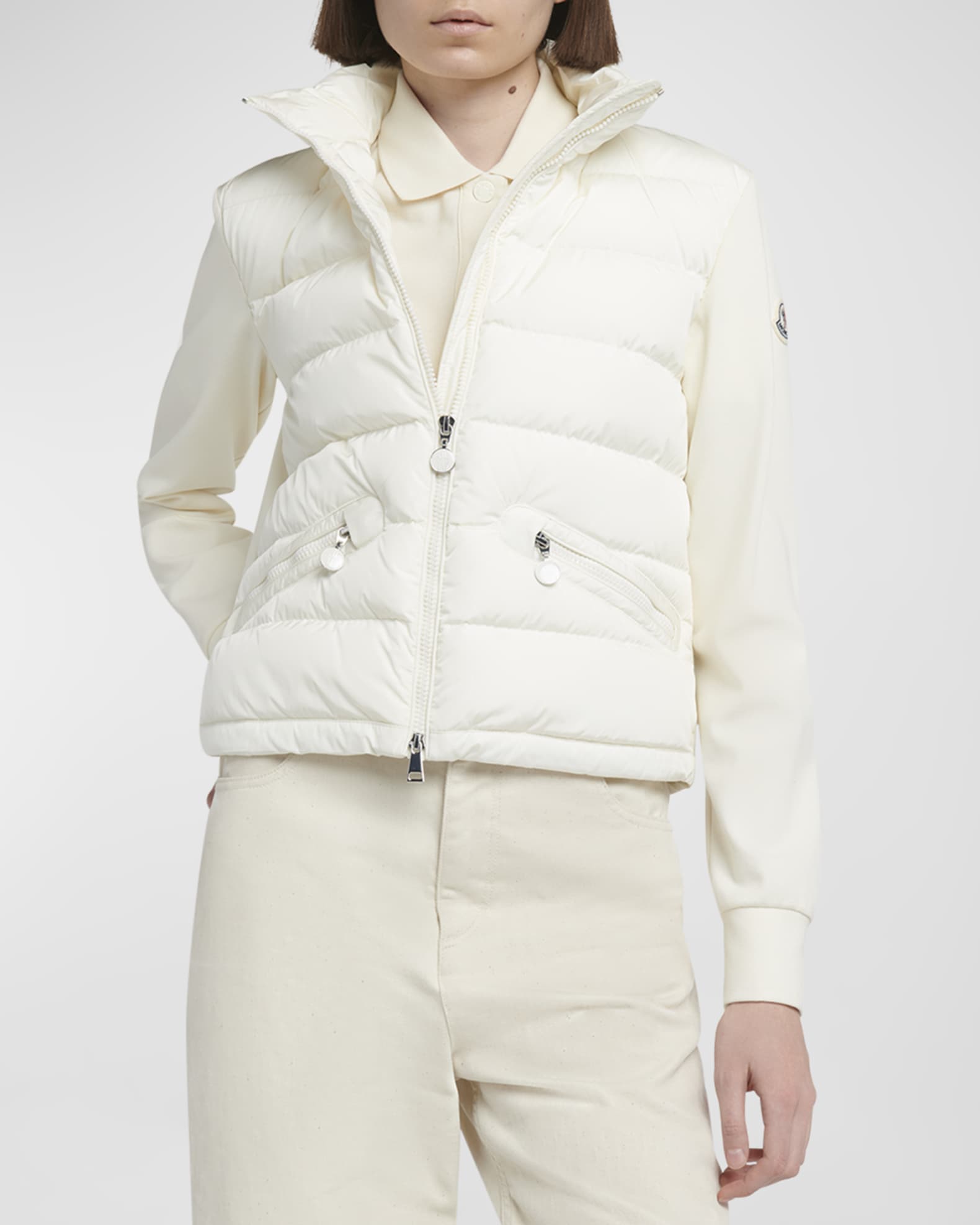 最新入荷 Moncler Marcus Neiman | Cardigan Zip-Up Nylon Quilted ジャケット・アウター
