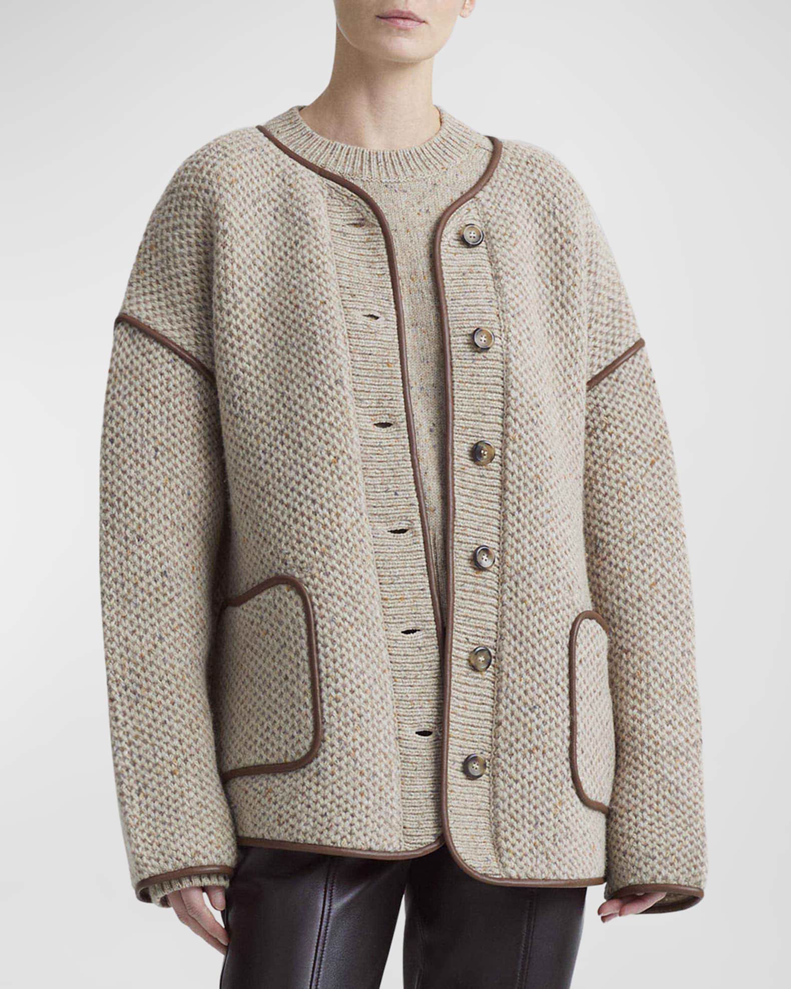 Altuzarra Medrano Faux Leather Piping Jacket