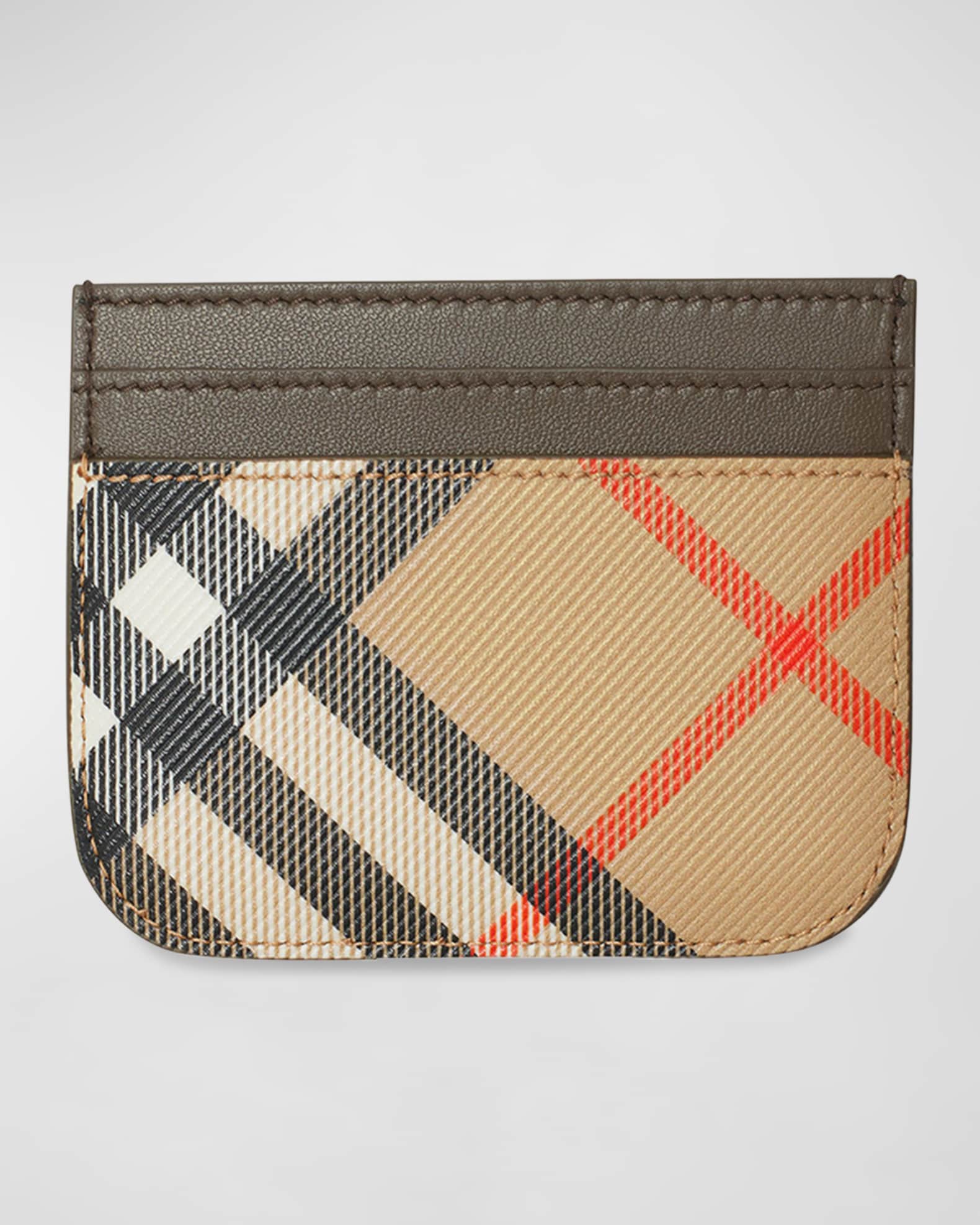 Sandon Check Card Case  1