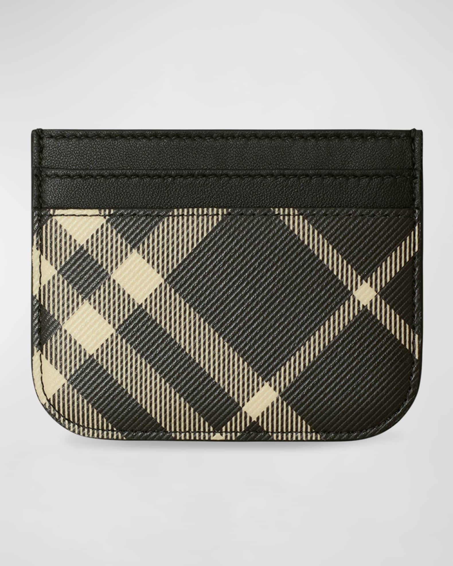 Sandon Check Card Case 0