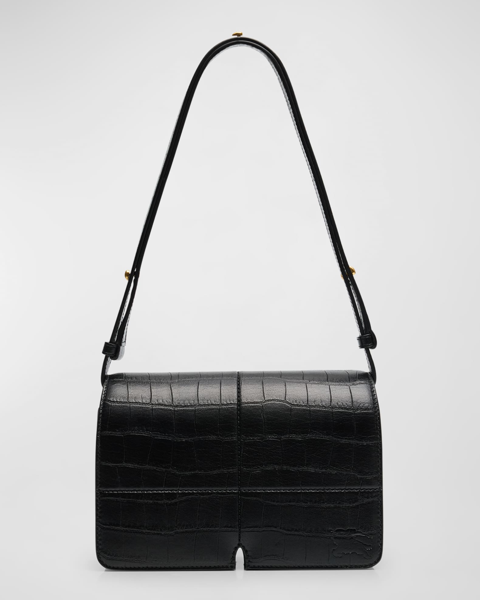 Burberry Snip Leather Flap Shoulder Bag Neiman Marcus