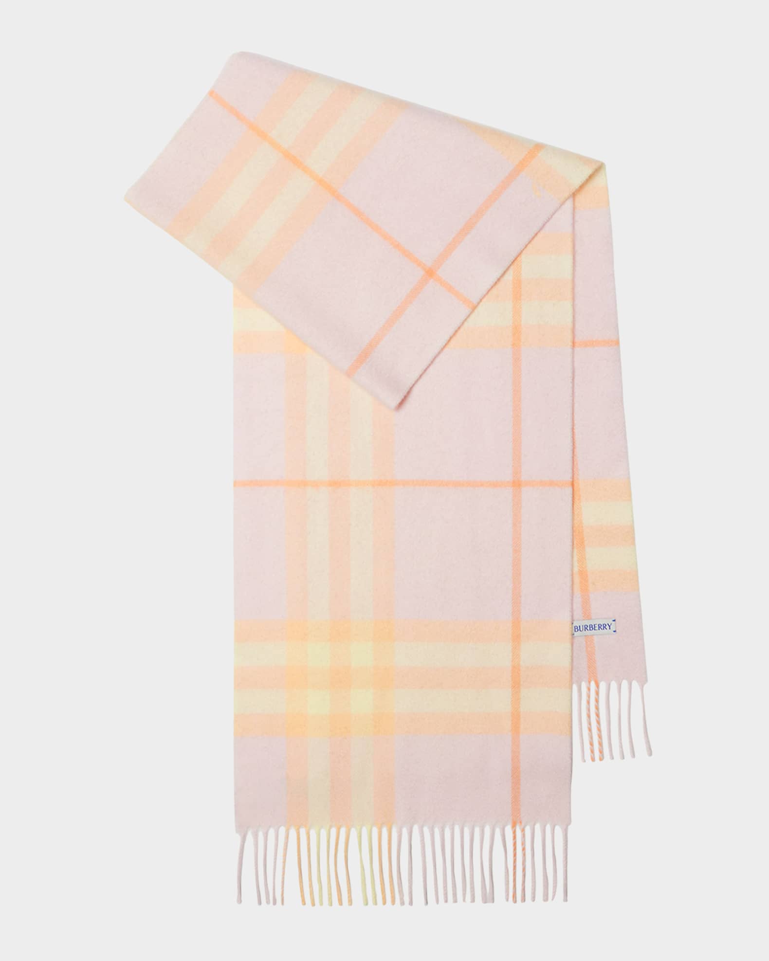 Giant Check Cashmere Scarf  0