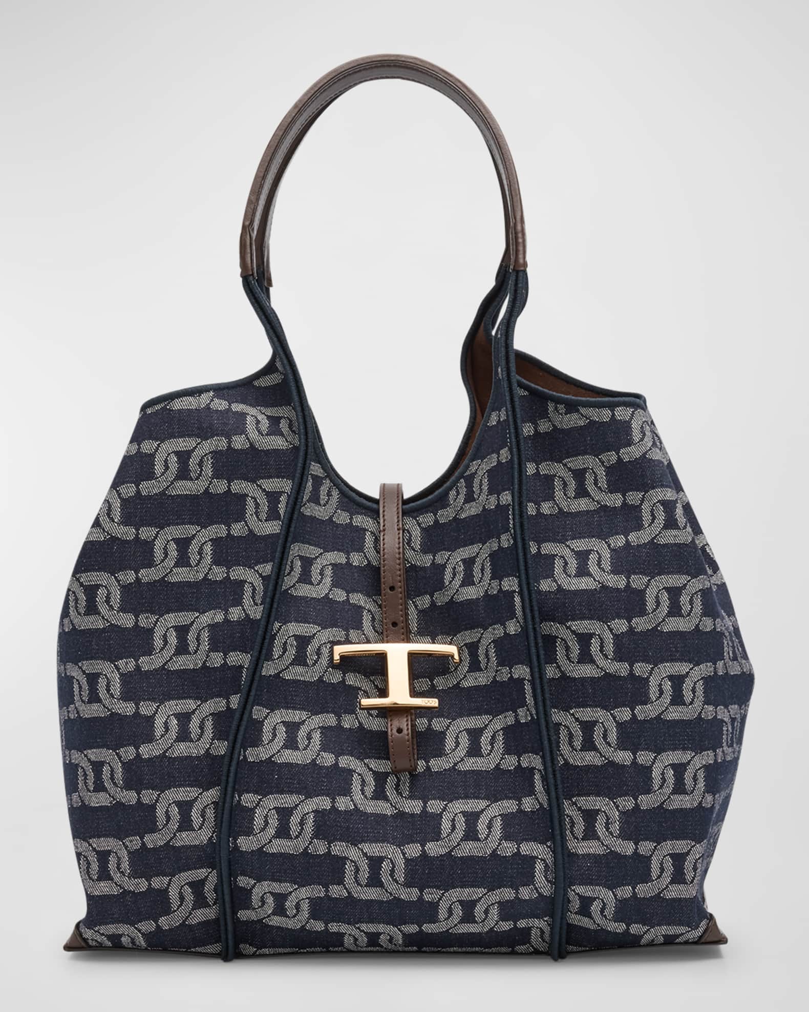 Logo Canvas Shopper Shoulder Bag 0