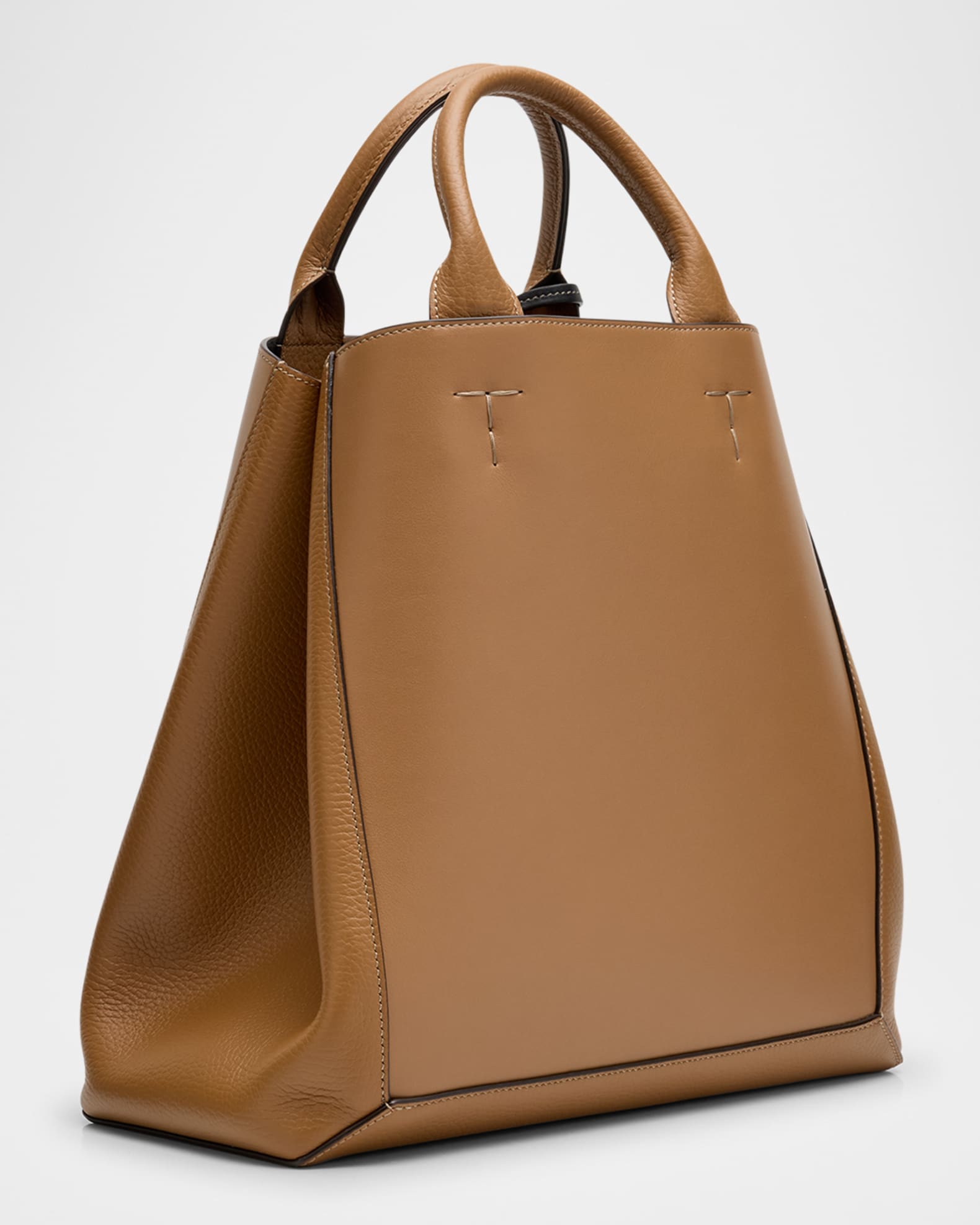 Tod's Calf Leather Top-Handle Bag | Neiman Marcus
