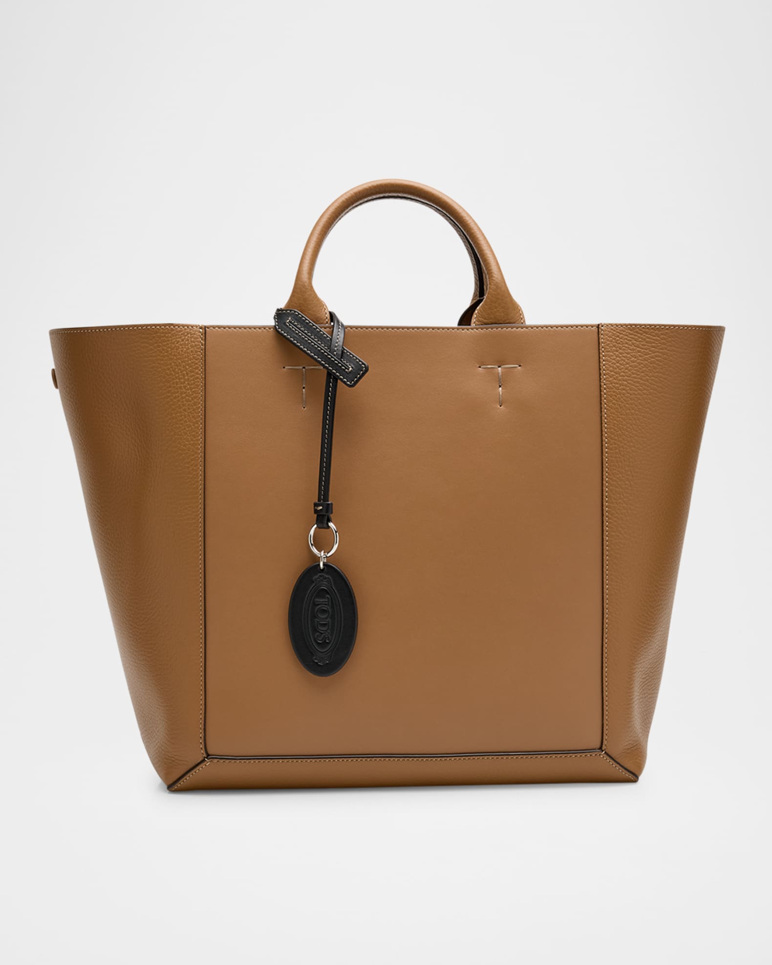 ハンドバッグ TOD'S TIMELESS CALF LEATHER HANDA BAG Woman BROWN T Timeless Shopping Bag in Leather Small