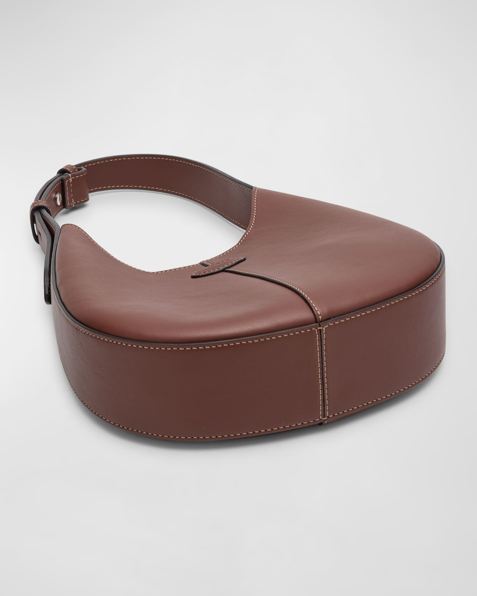ショルダーバッグ・ポシェット TODS DI BAG SMALL LEATHER HOBO BAG Woman BEIGE Tod's Di Bag Hobo in Leather Small