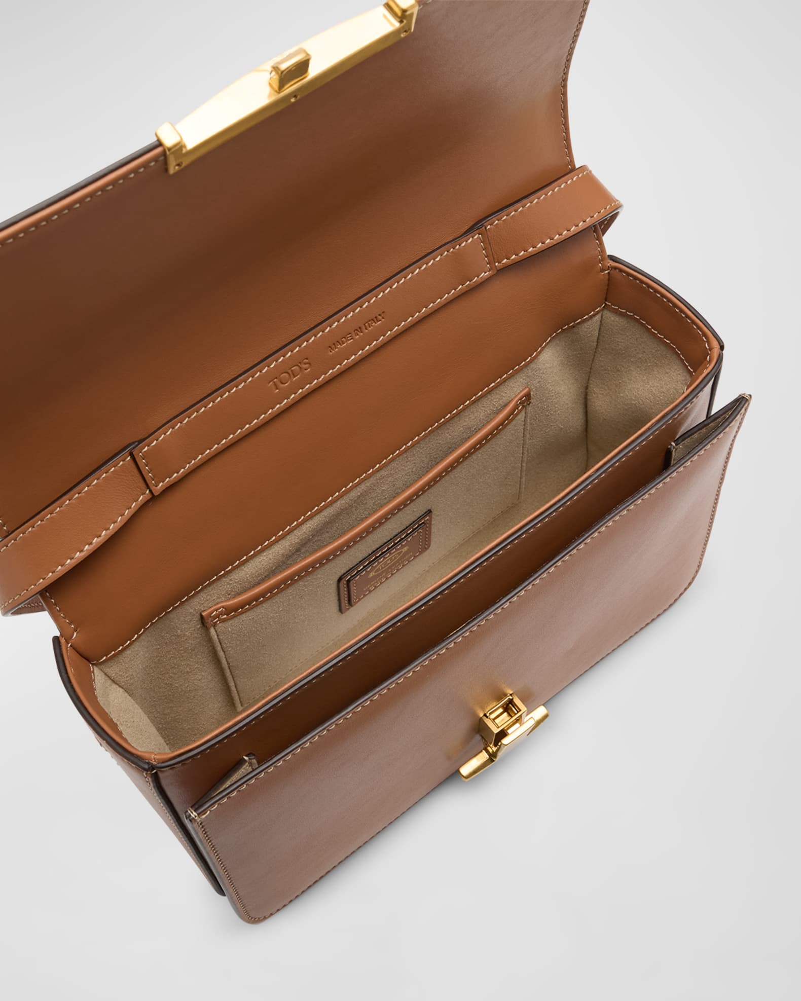 Mini Leather T Timeless Crossbody Bag | Neiman Marcus