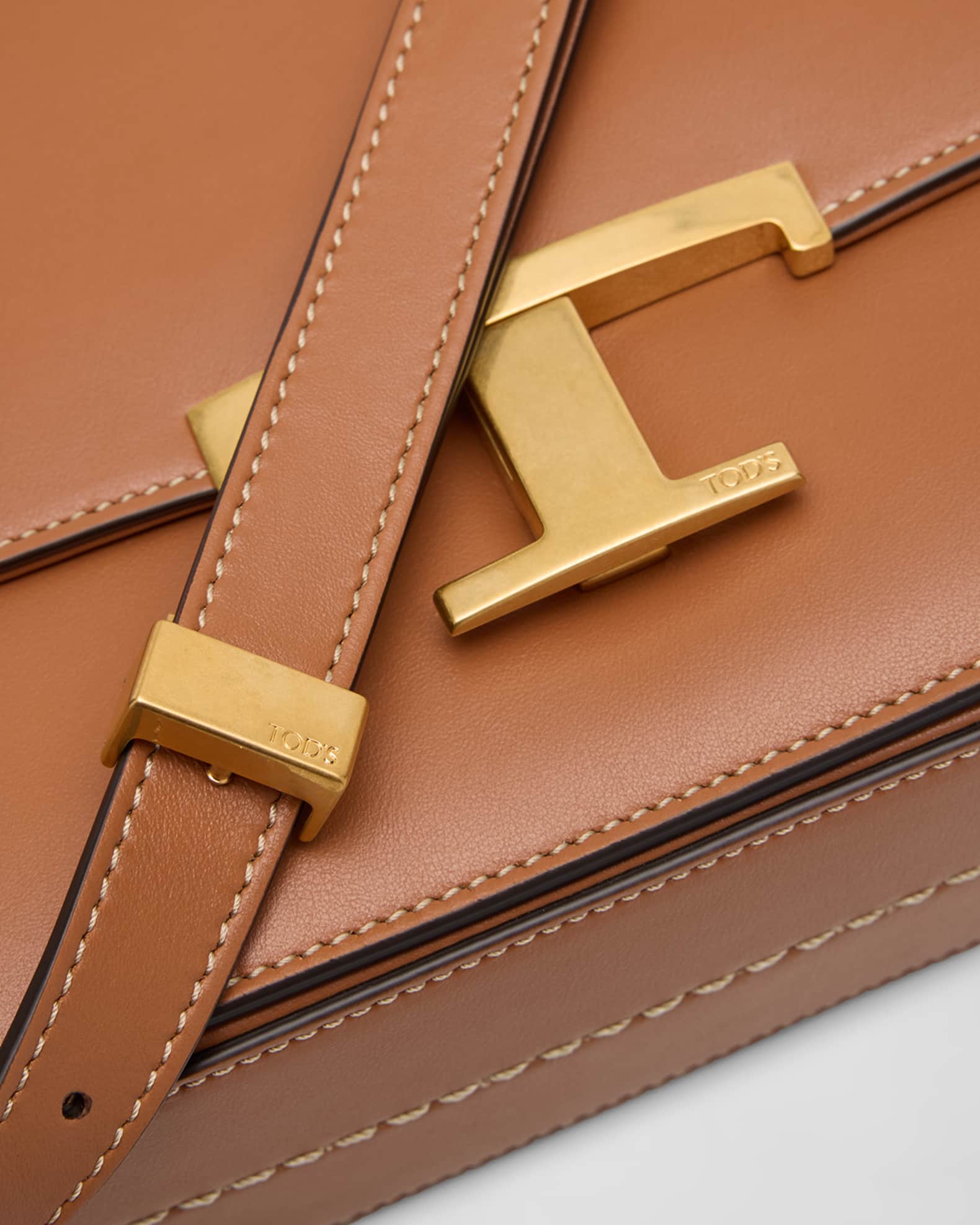 Mini Leather T Timeless Crossbody Bag | Neiman Marcus