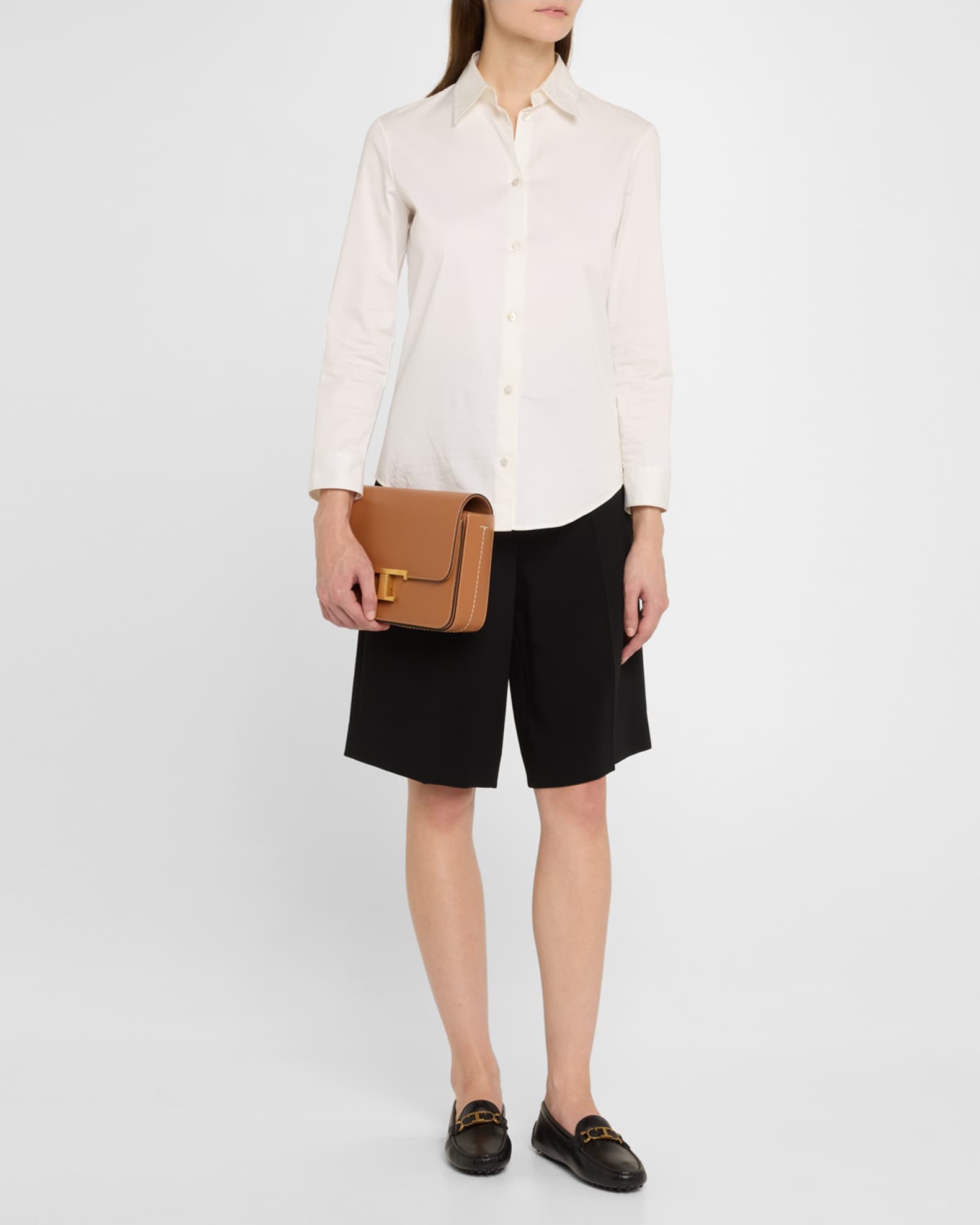 MICRO T TIMELESS レザー CROSSBODY Woman BEIGE T Timeless Crossbody Bag in Leather Micro