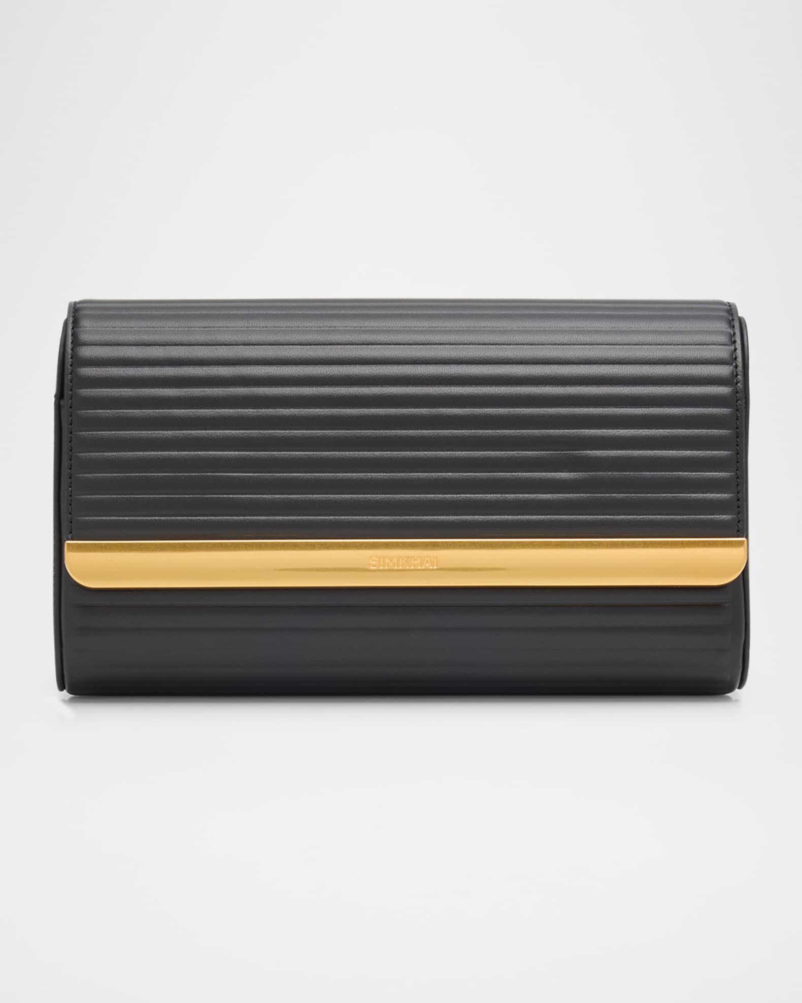 Rolo Flap Padded Leather Clutch Bag 0