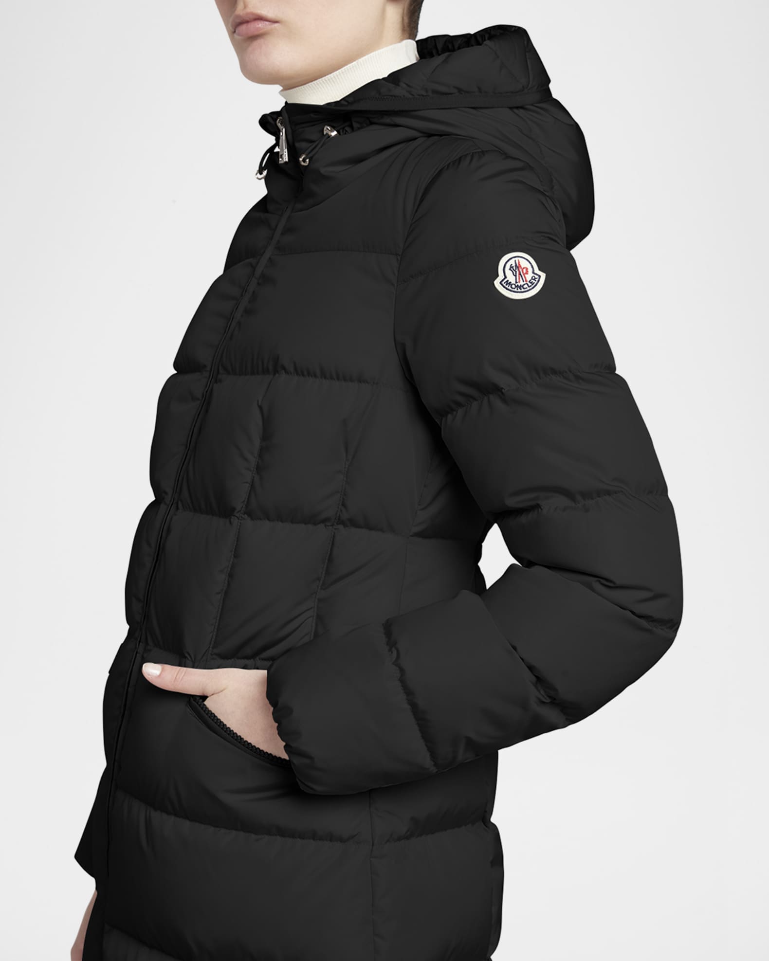 Moncler Avocette Water-Repellent Long Puffer Coat | Neiman