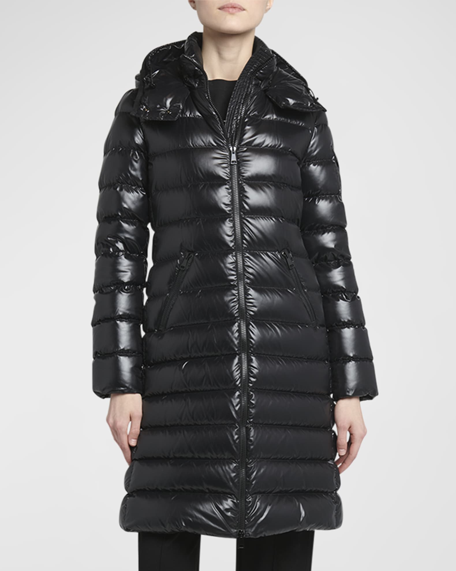 Moncler Moka Long Puffer Coat Neiman Marcus