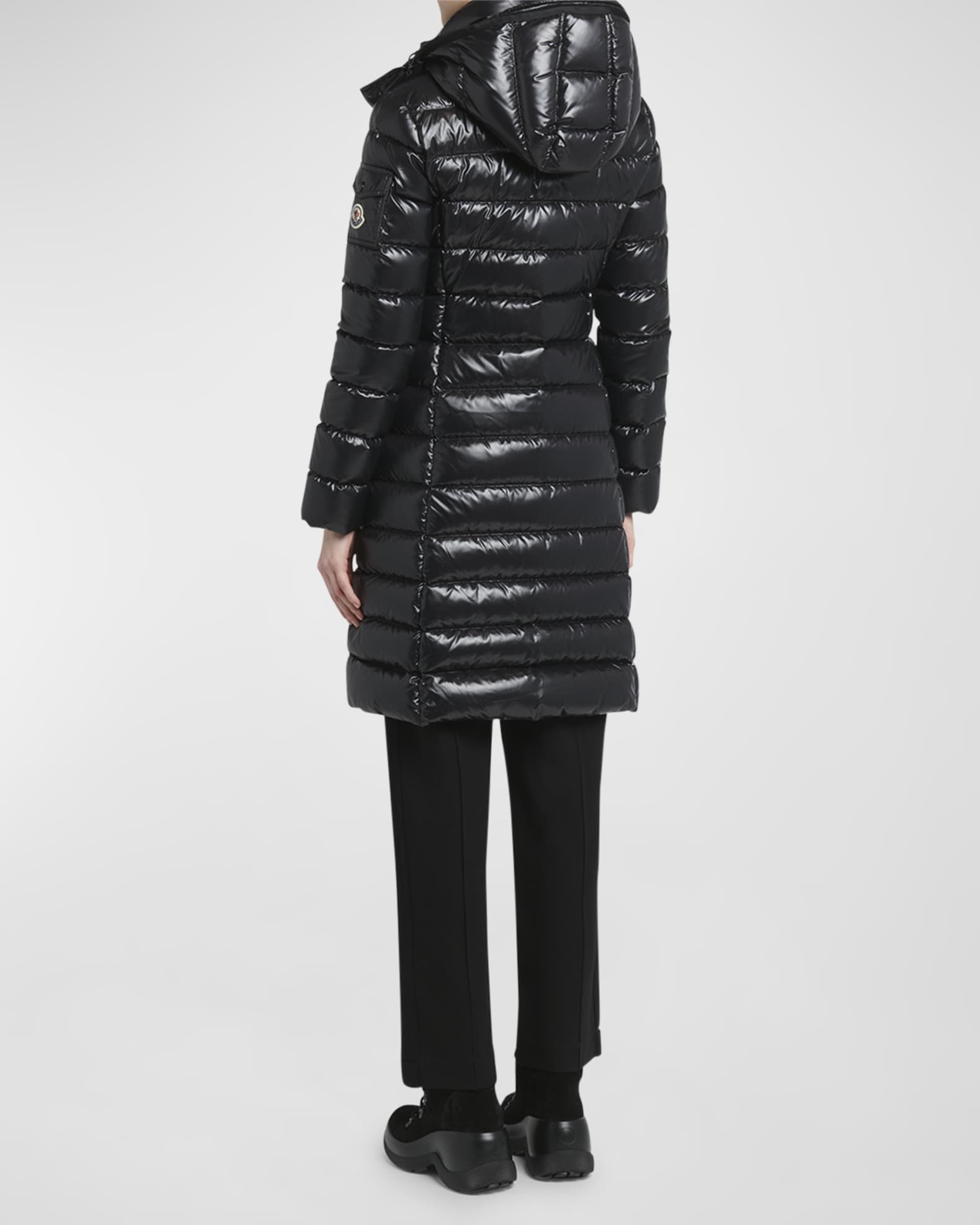 お歳暮 人気 オシャレ Long Moka Moncler Puffer Marcus Neiman | Coat ジャケット・アウター