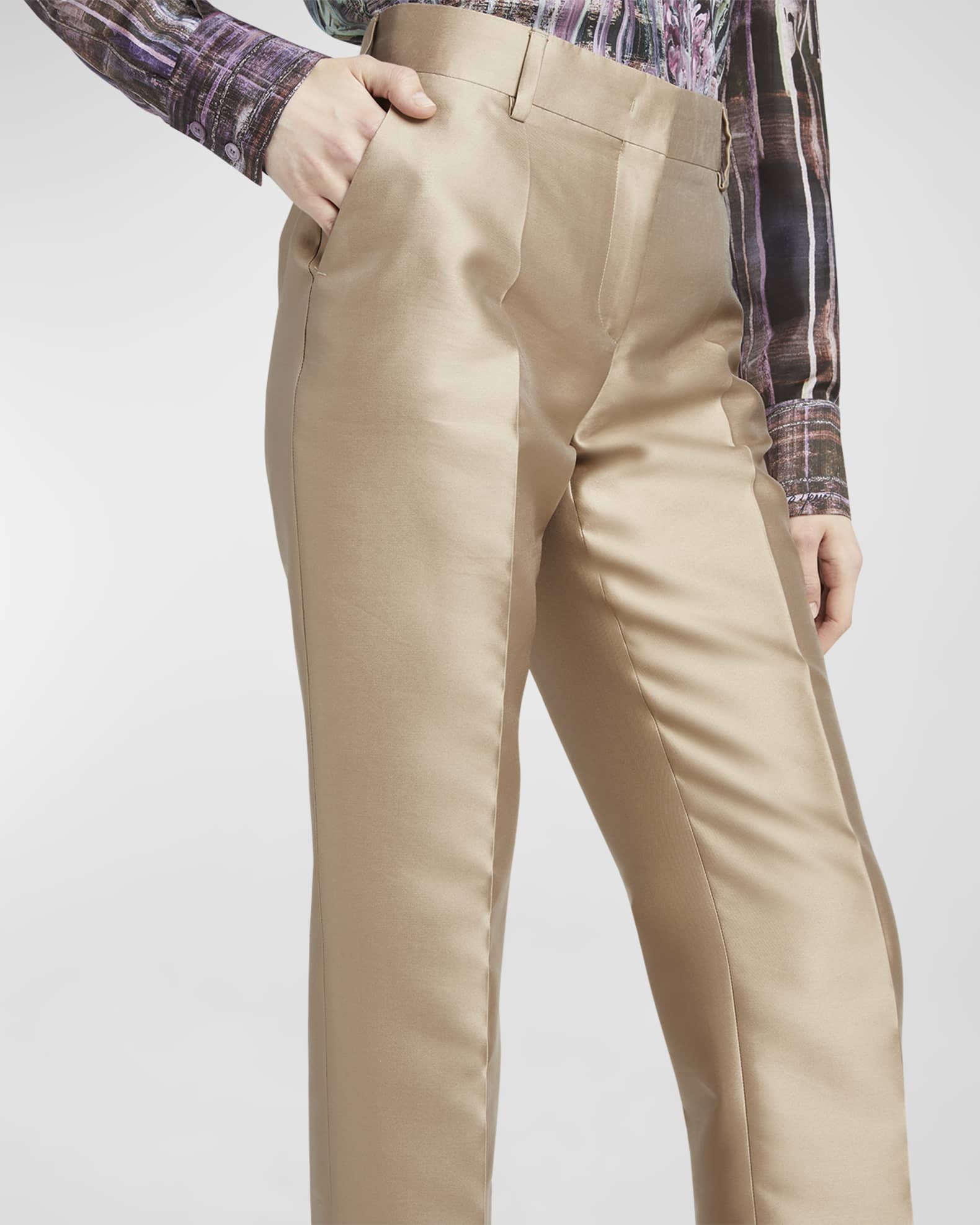 パンツ A FERRETTI SS25 Muslin pants (V03040128 0370) Off White Summer Chino Cotton and Linen Pants SS25 30240677