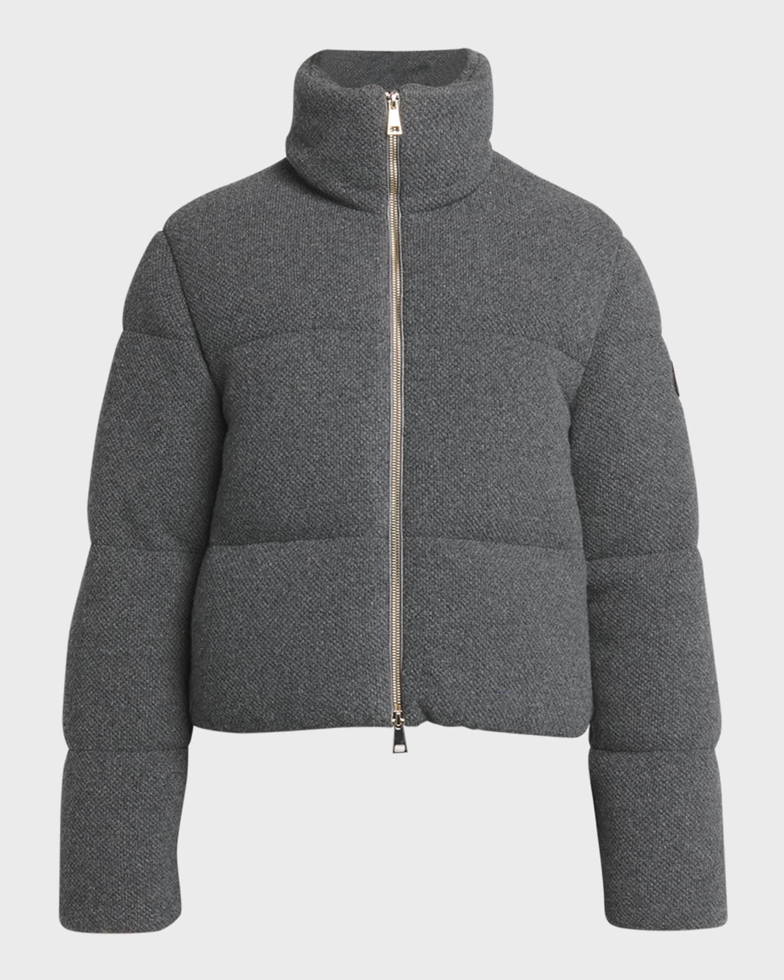 Breze Cashmere-Blend Puffer Jacket 0