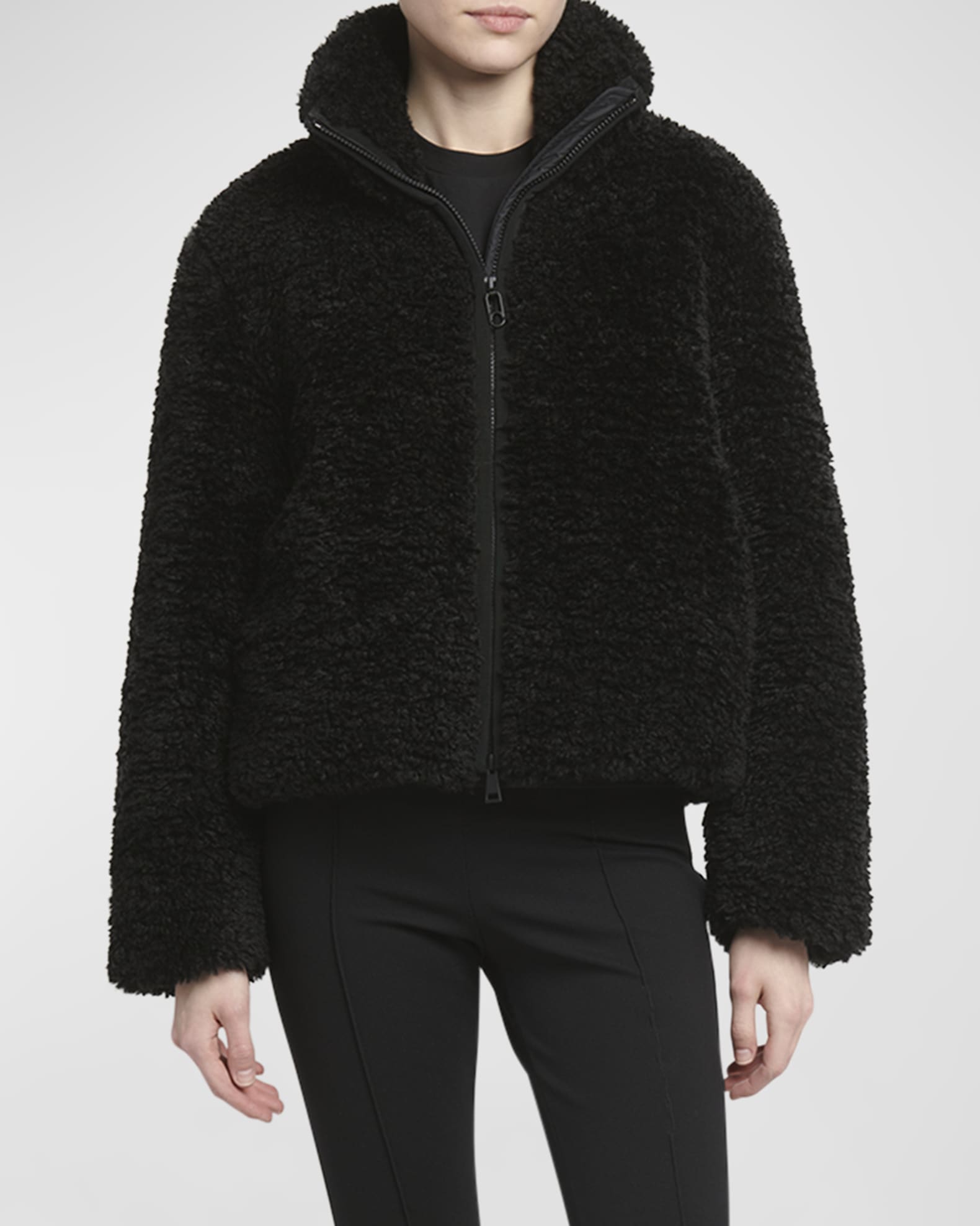 Bridoire Teddy Bomber Jacket  1