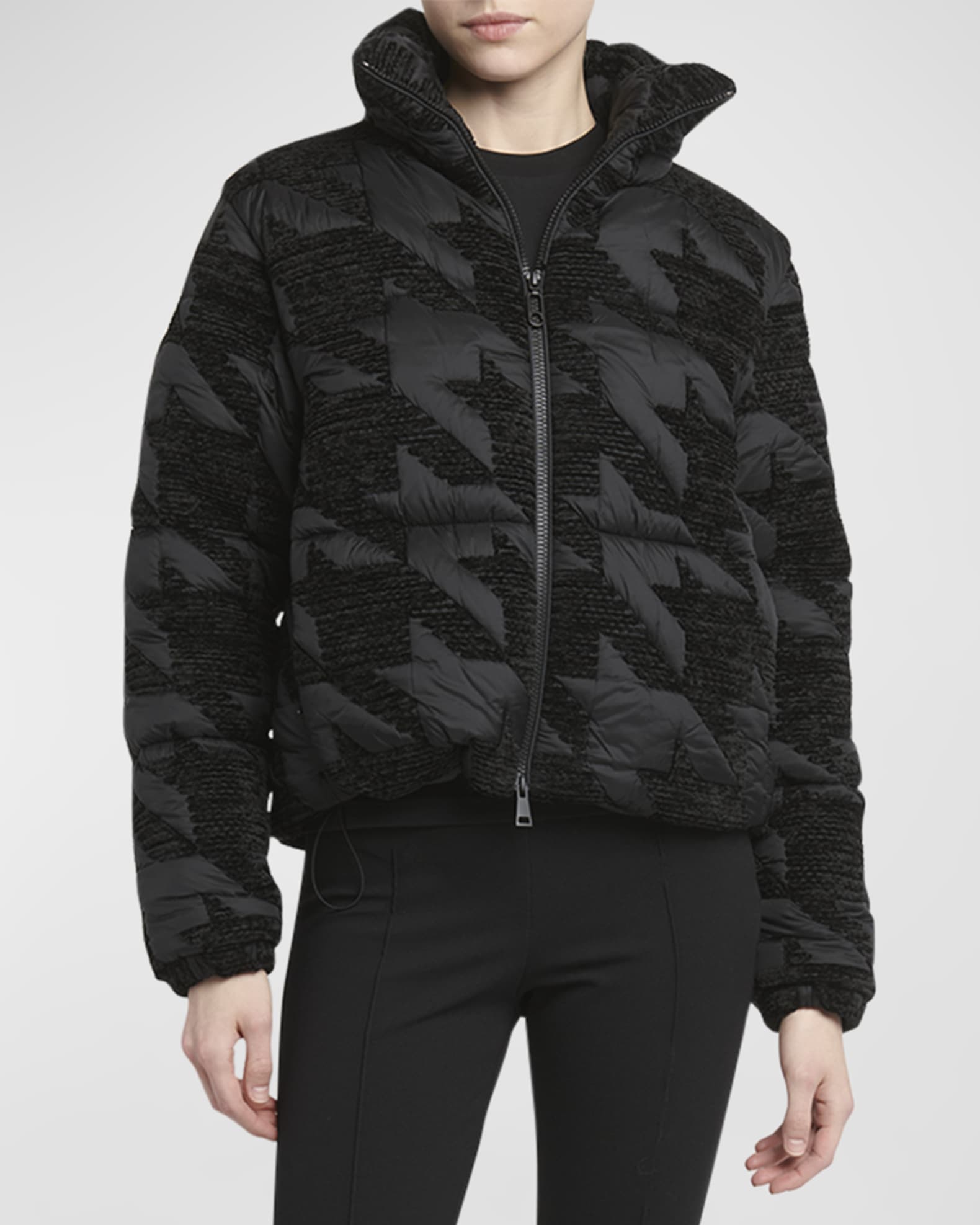 Moncler houndstooth jacket deals