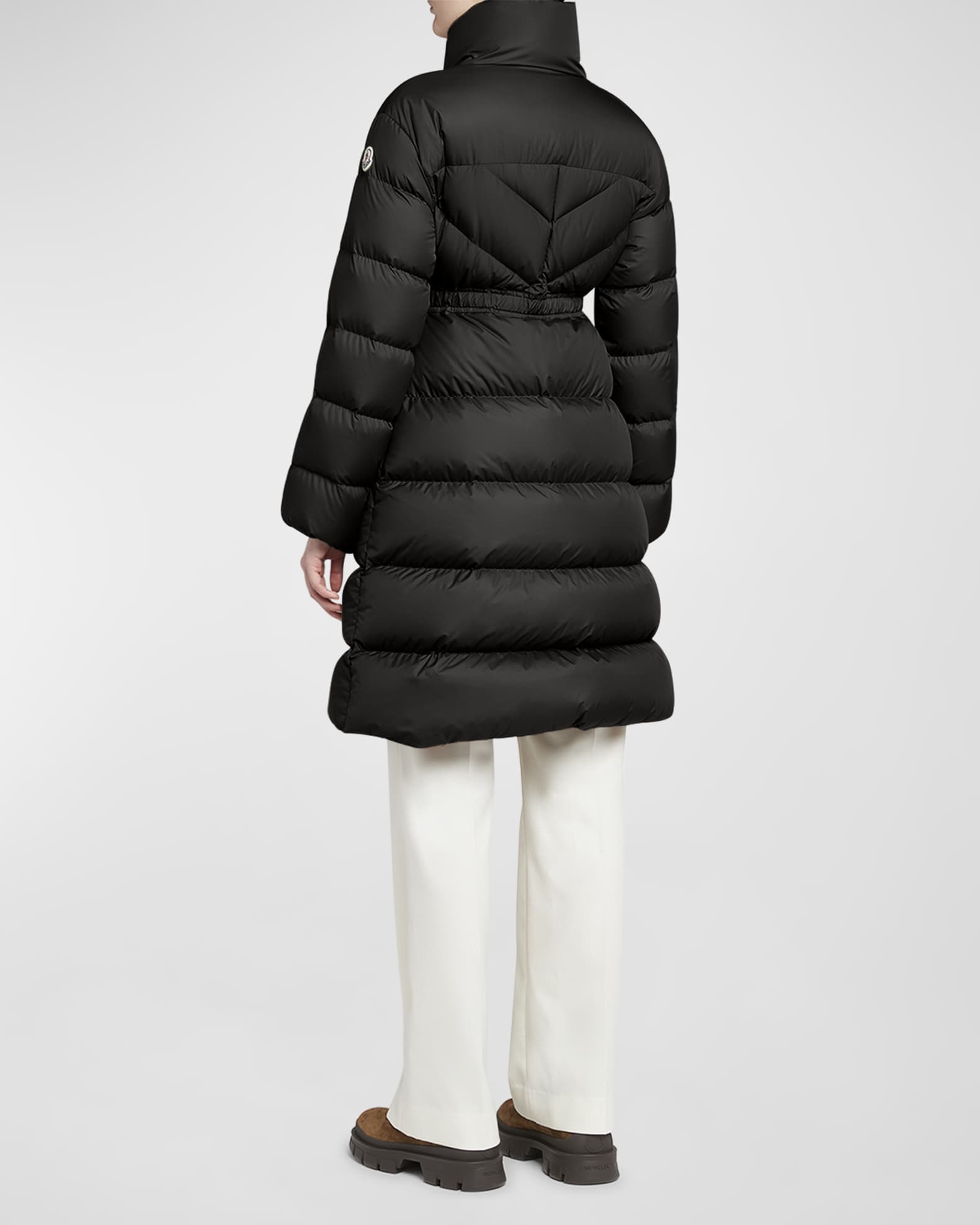 Brou Brushed Nylon Puffer Coat