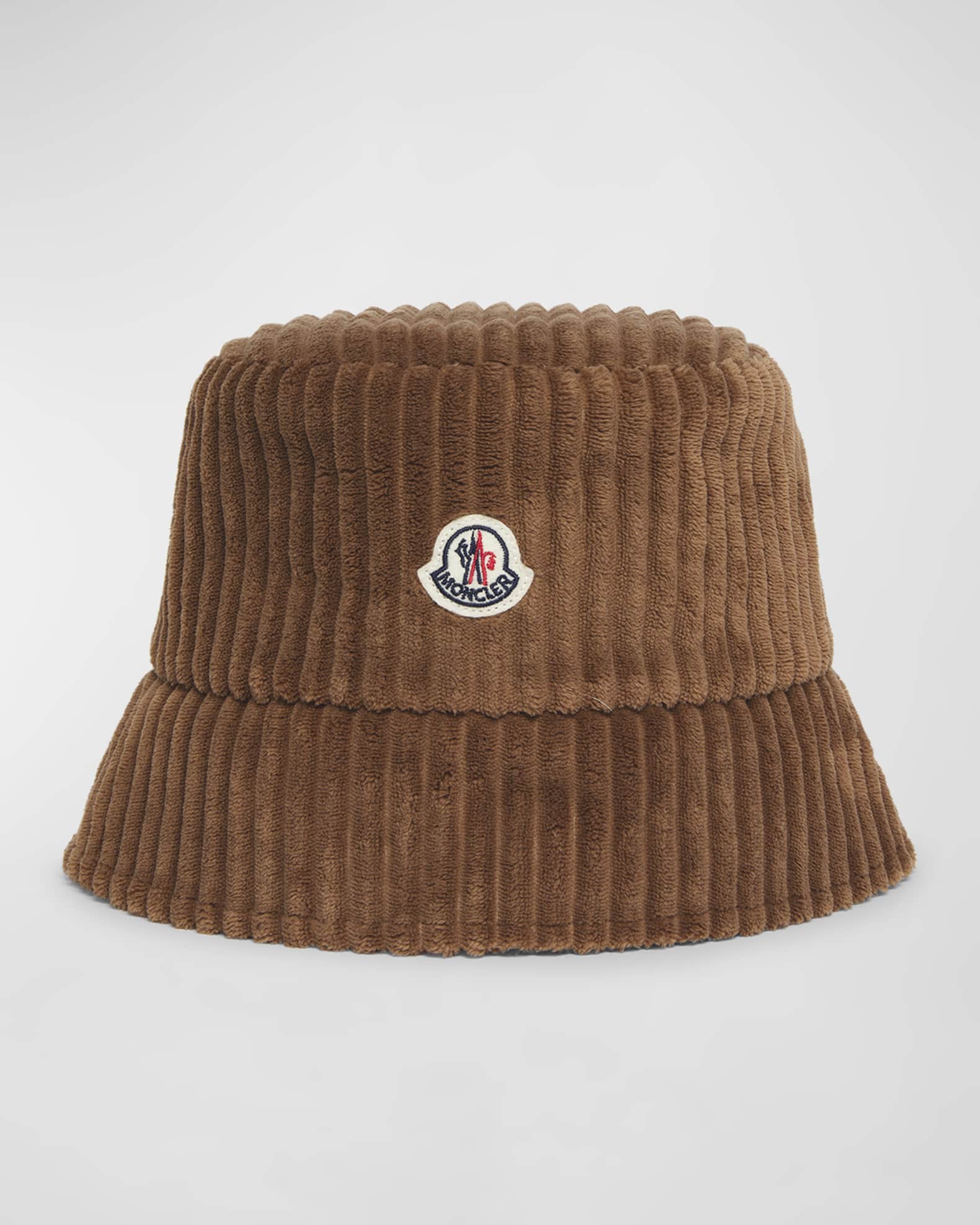 Velvet Logo Patch Bucket Hat
