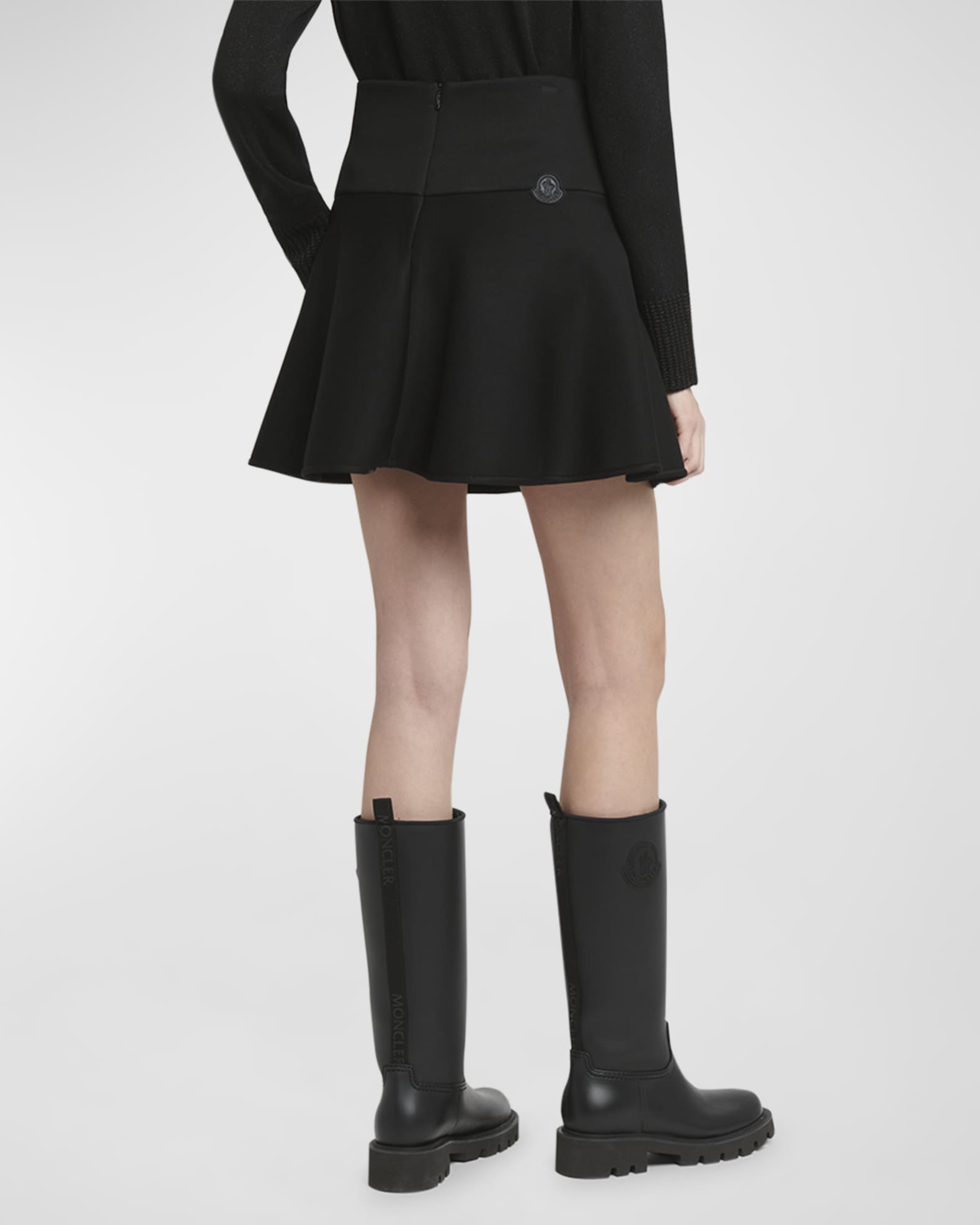 Neoprene flared skirt store