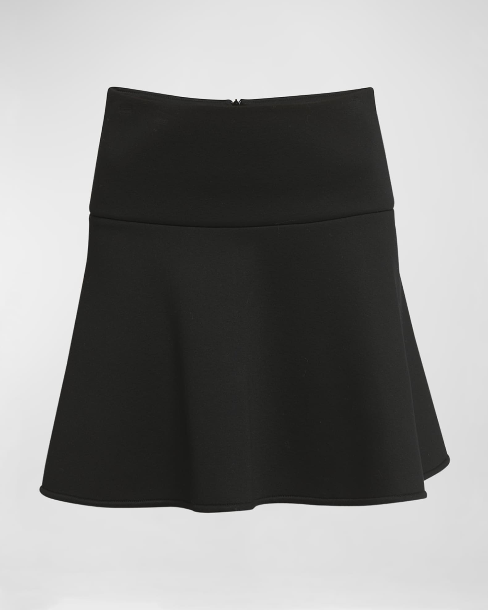 Moncler Neoprene Lined Flared Mini Skirt Neiman Marcus