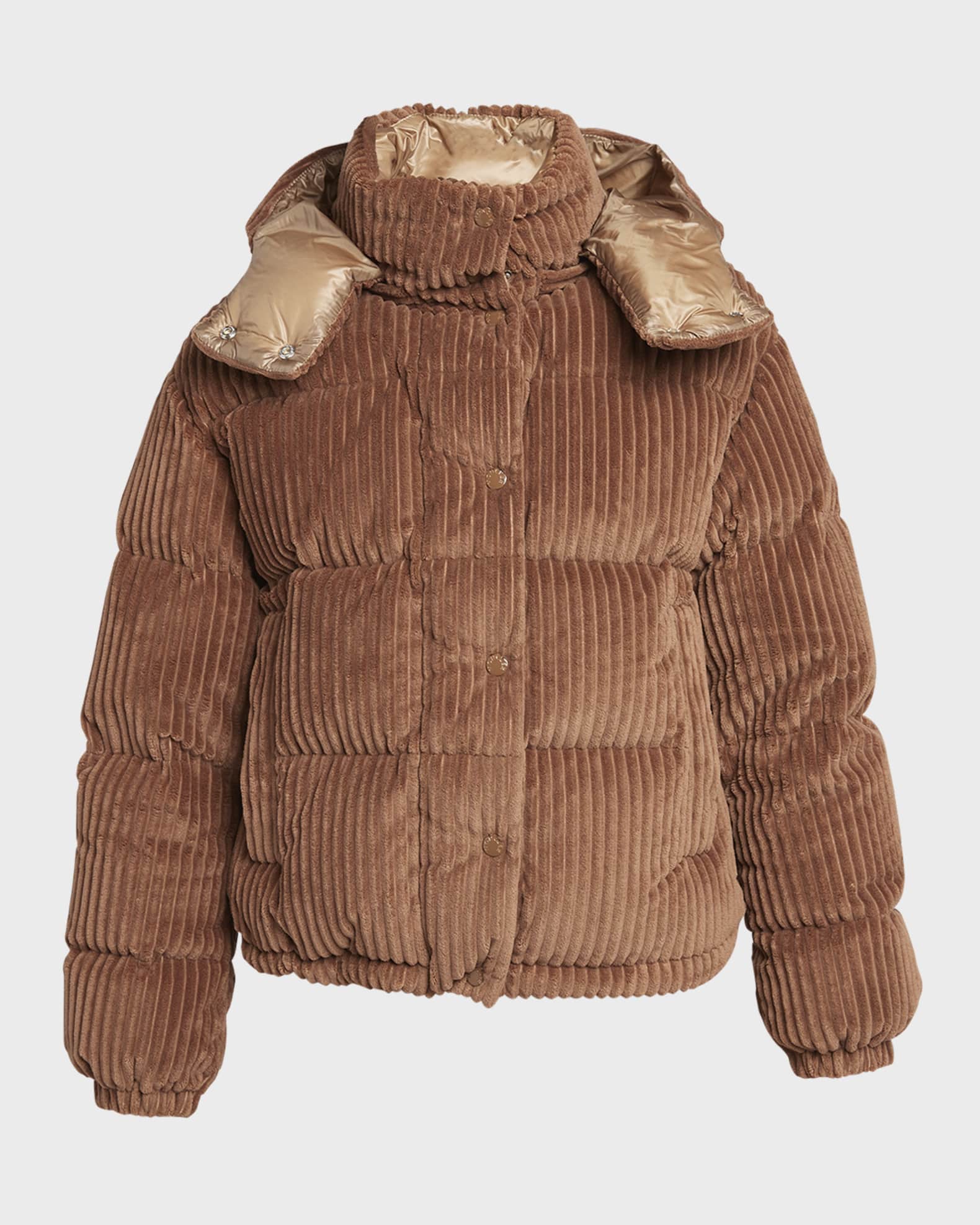 Daos Velvet Corduroy Puffer Jacket 0