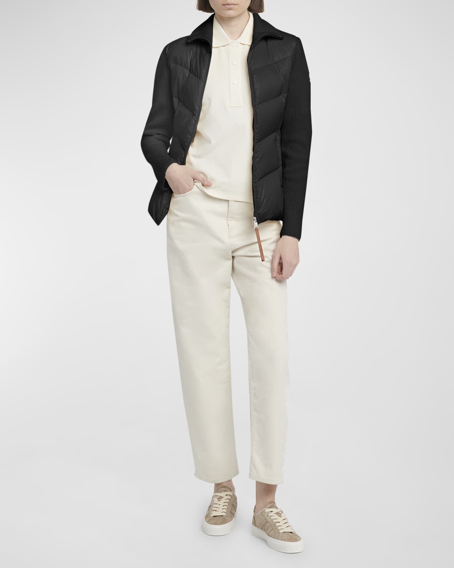 Puffer Knit Cardigan 1