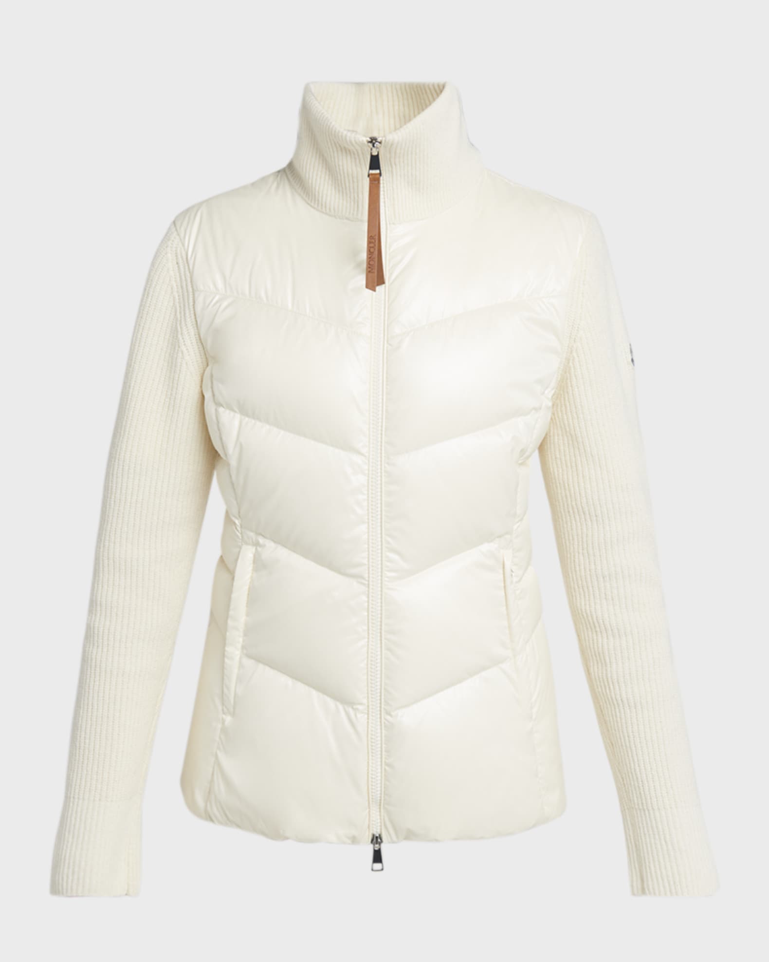 Puffer Knit Cardigan 0