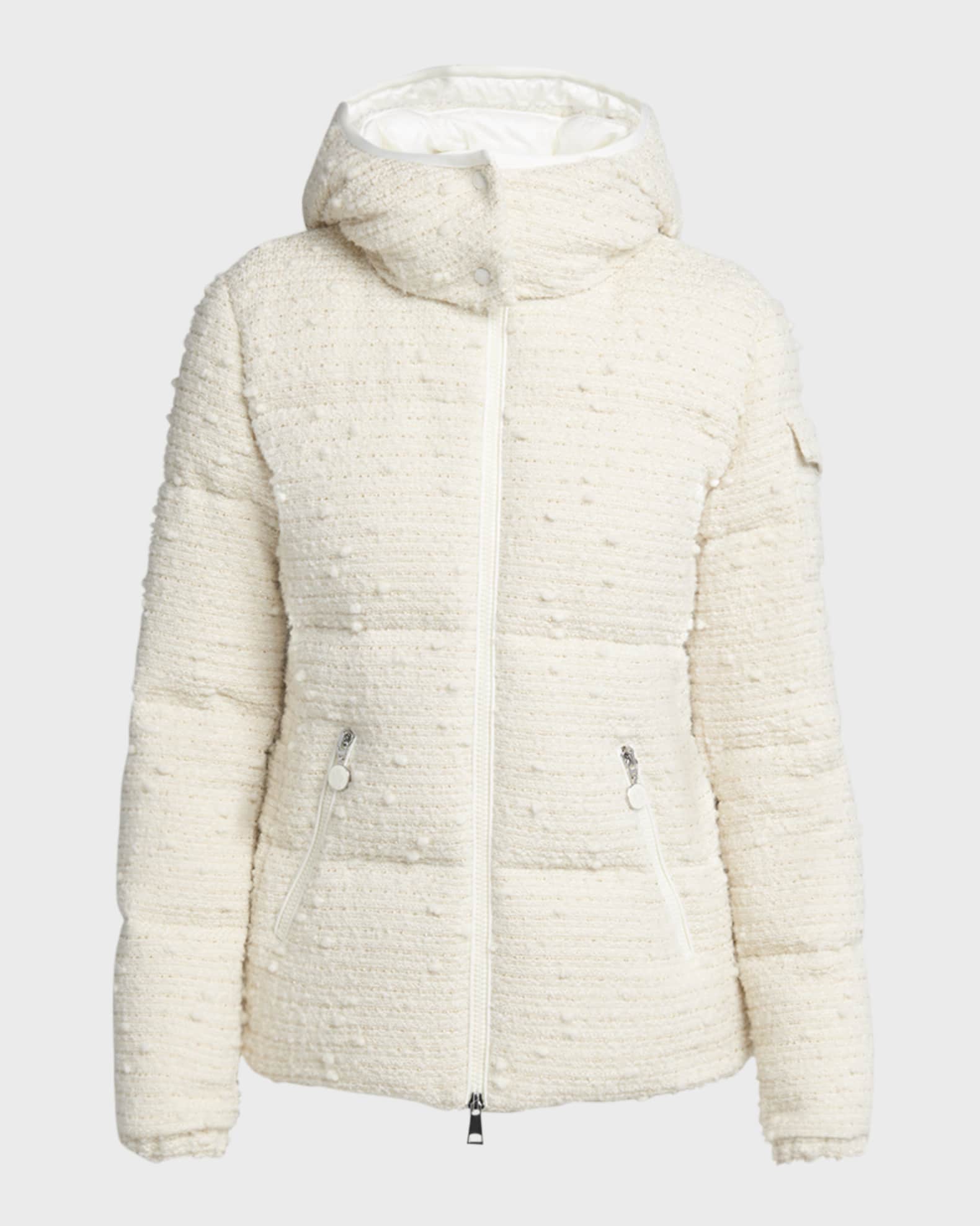 Fourmines Boucle Tweed Puffer Jacket 0