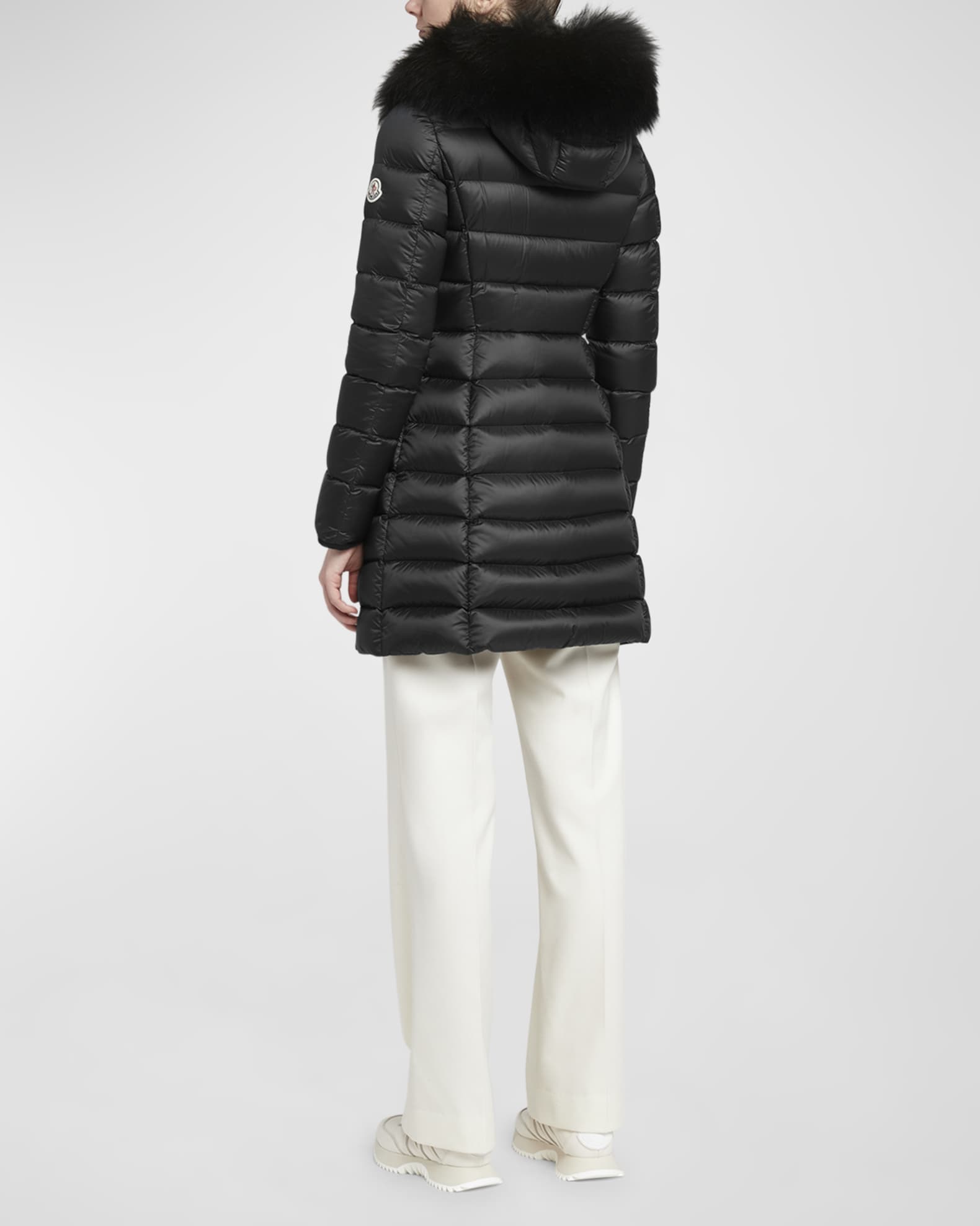 Moncler Hirma Lightweight Long Puffer Jacket | Neiman Marcus