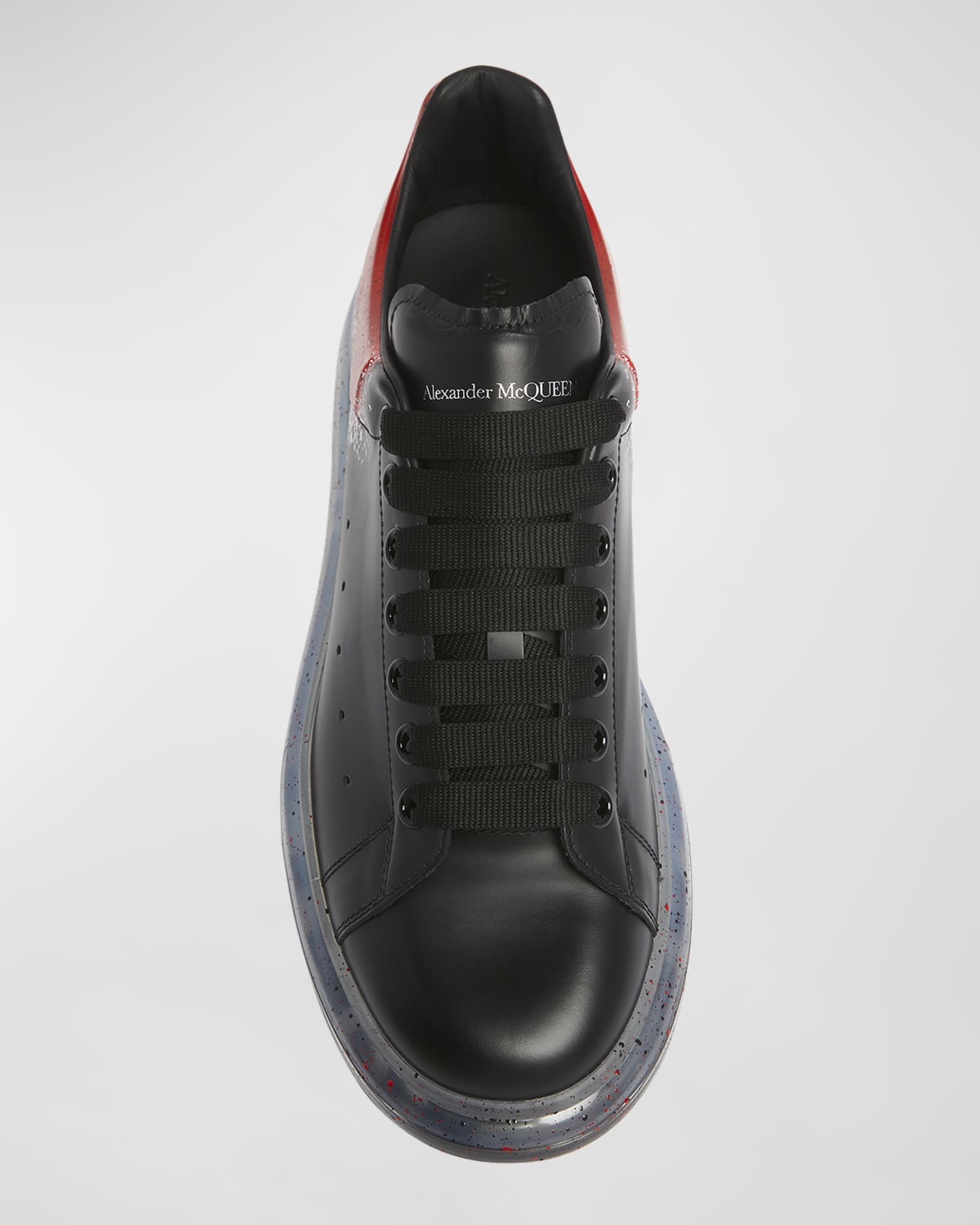 Alexander McQueen Men s Oversized Larry Leather Low Top Sneakers Neiman Marcus