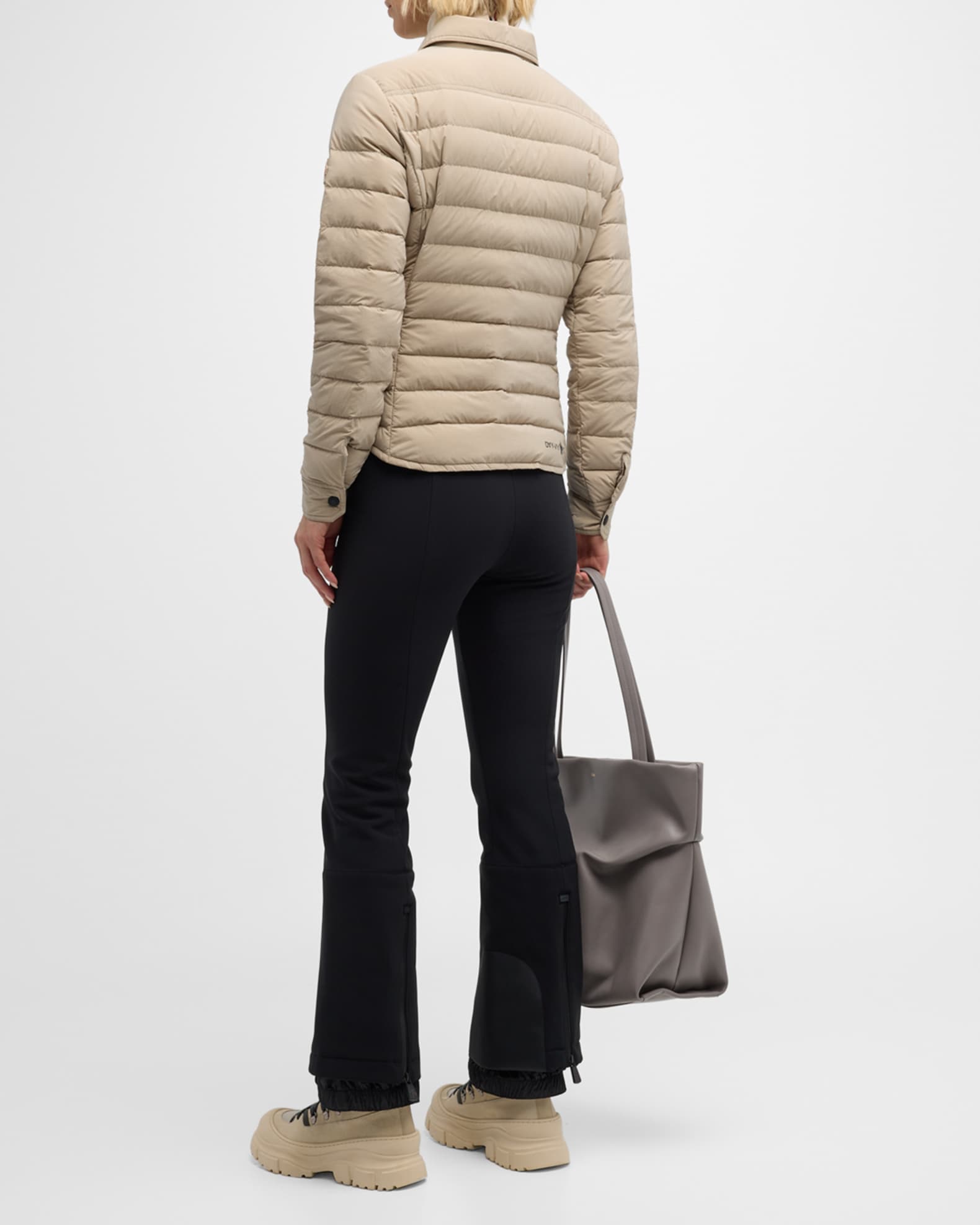 関税込 MONCLER ROZES PACKABLE DOWN SHIRT JACKET Moncler Grenoble Rozes Puffer Shirt Jacket | Neiman Marcus
